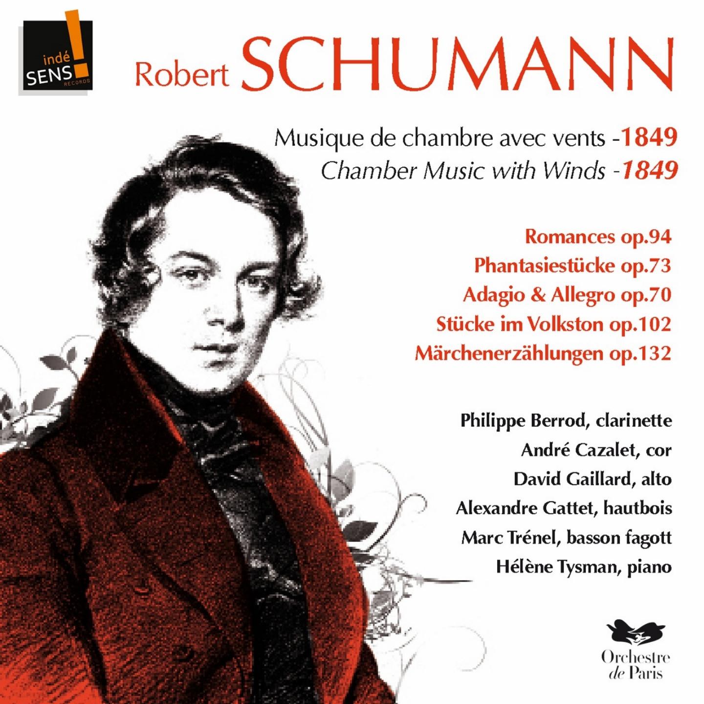 Постер альбома Schumann : Musique de chambre avec vents 1849