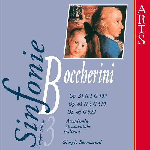 Постер альбома Boccherini: Sinfonie No. 1, Op. 35, Op. 45 & Op. 41, Vol. 3