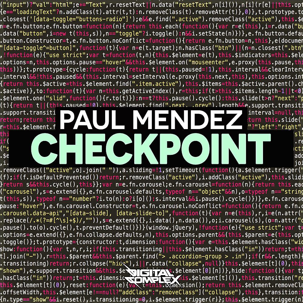 Paul Mendez - Checkpoint (Original Mix)