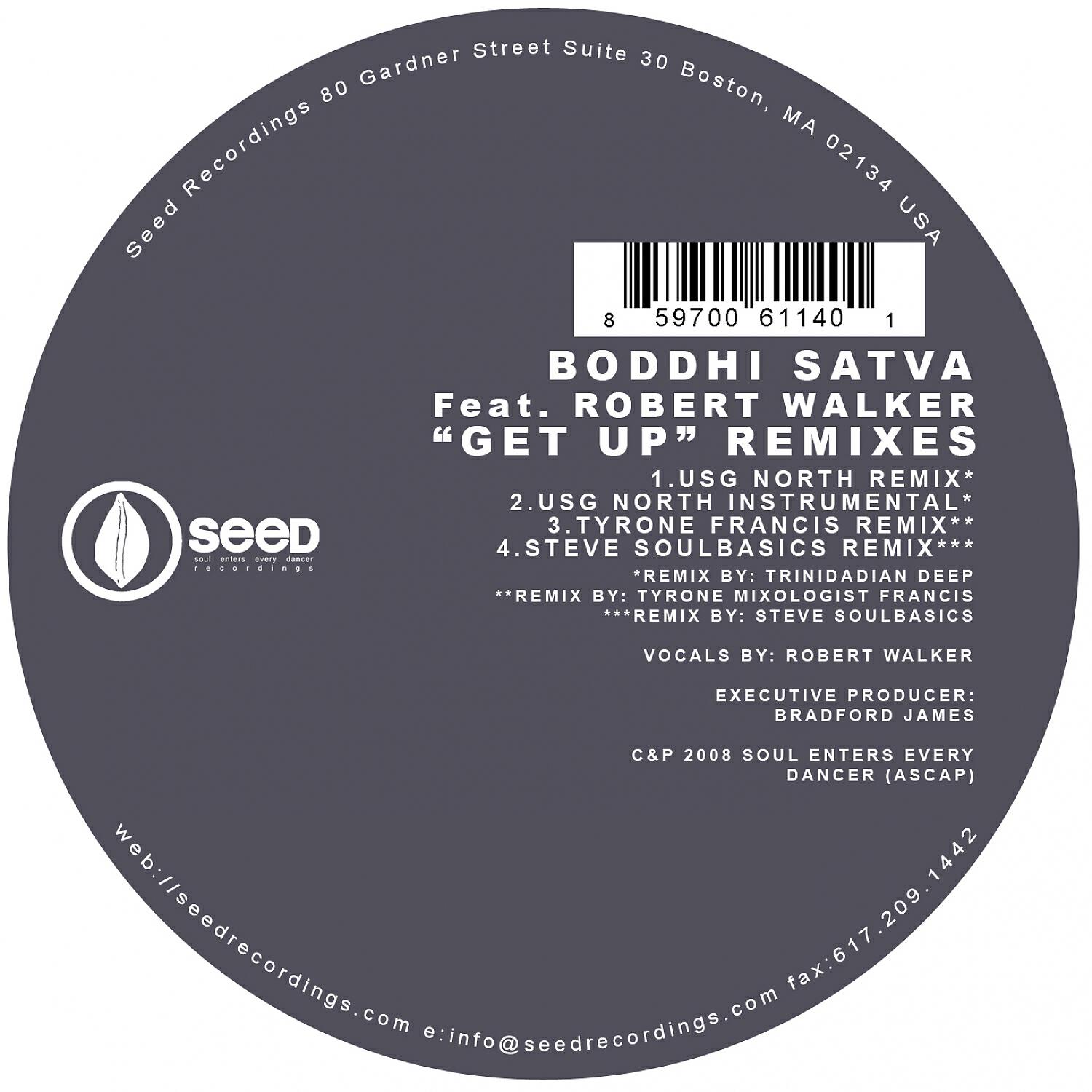 Boddhi Satva - Get Up (Remixes) (Usg North Instrumental)
