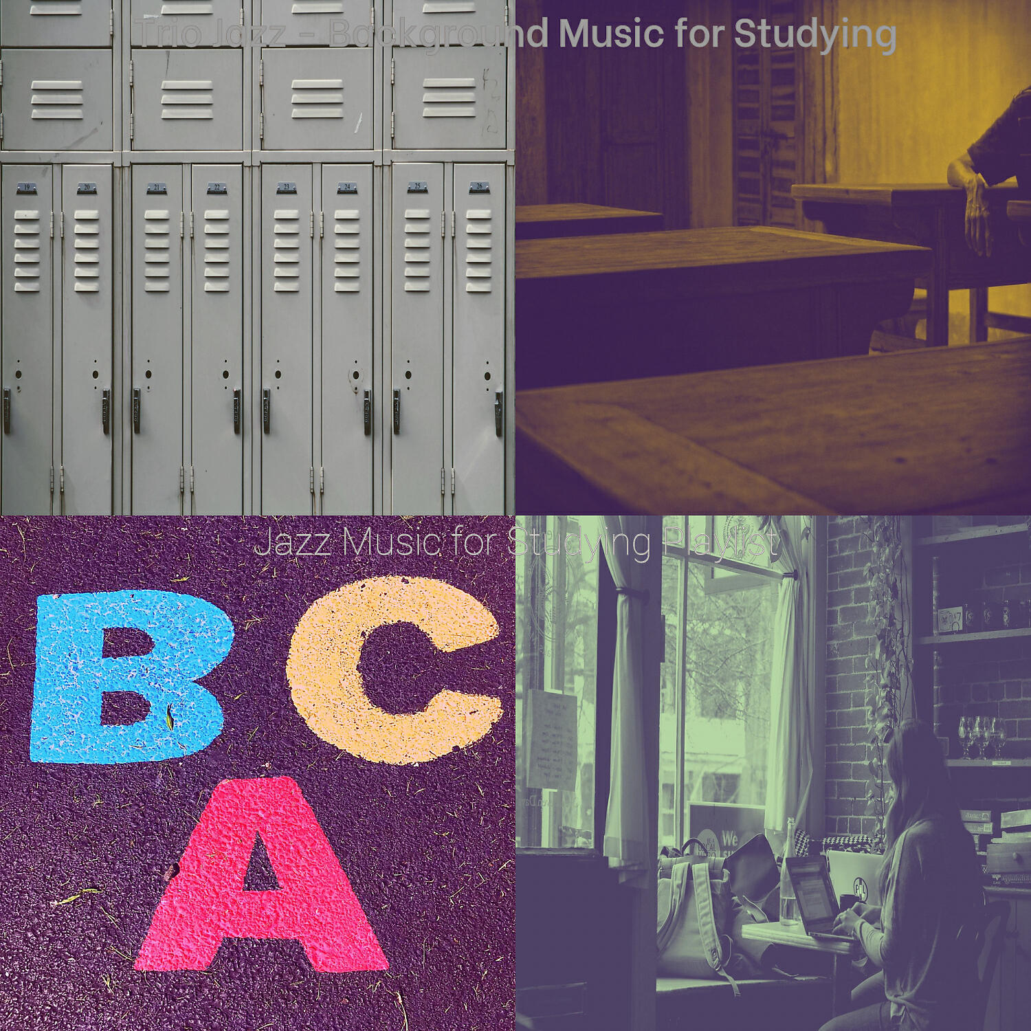 Jazz Music for Studying Playlist - Cheerful Jazz Guitar Trio - Vibe for Exams