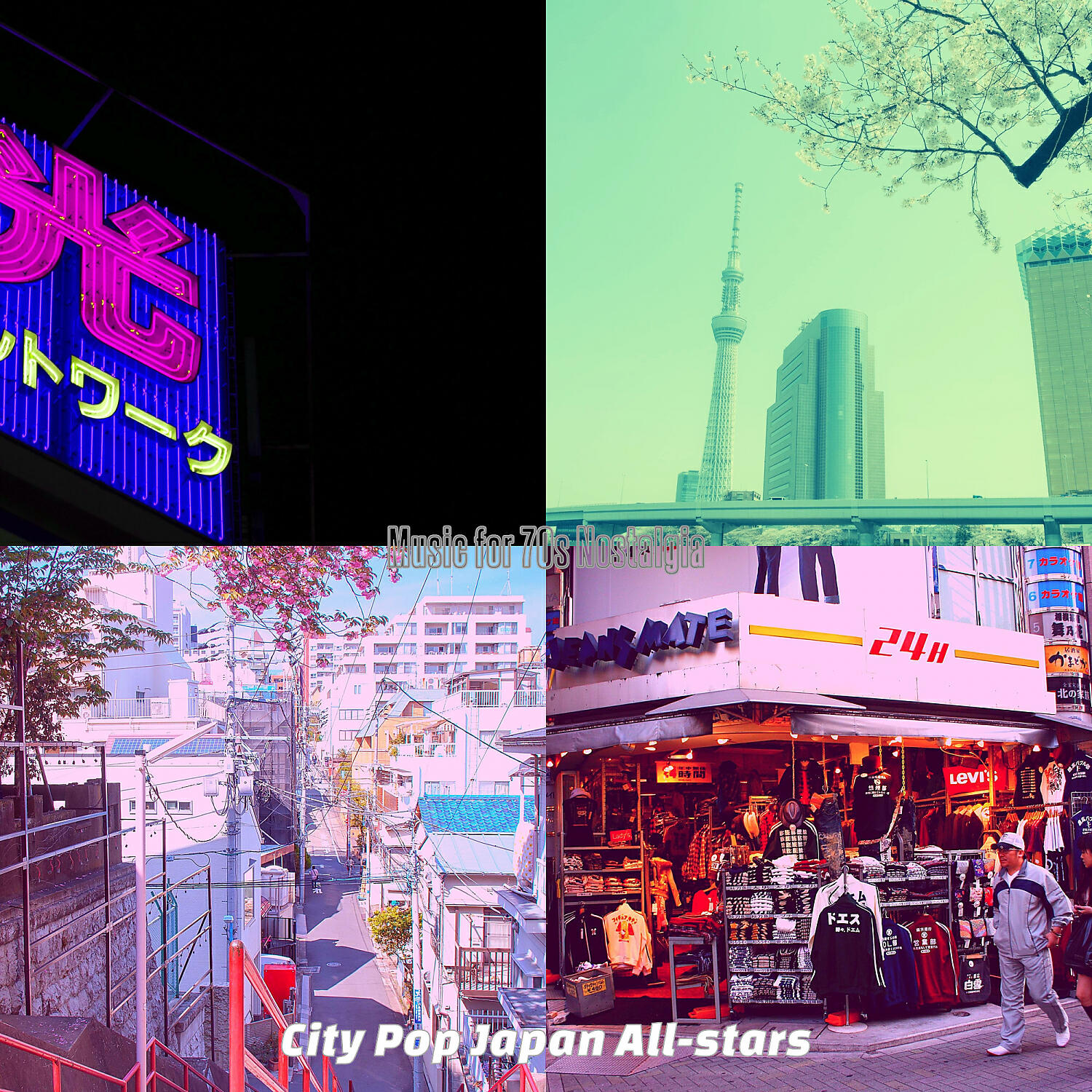 City Pop Japan All-stars - Luxurious Backdrops for 70s Nostalgia