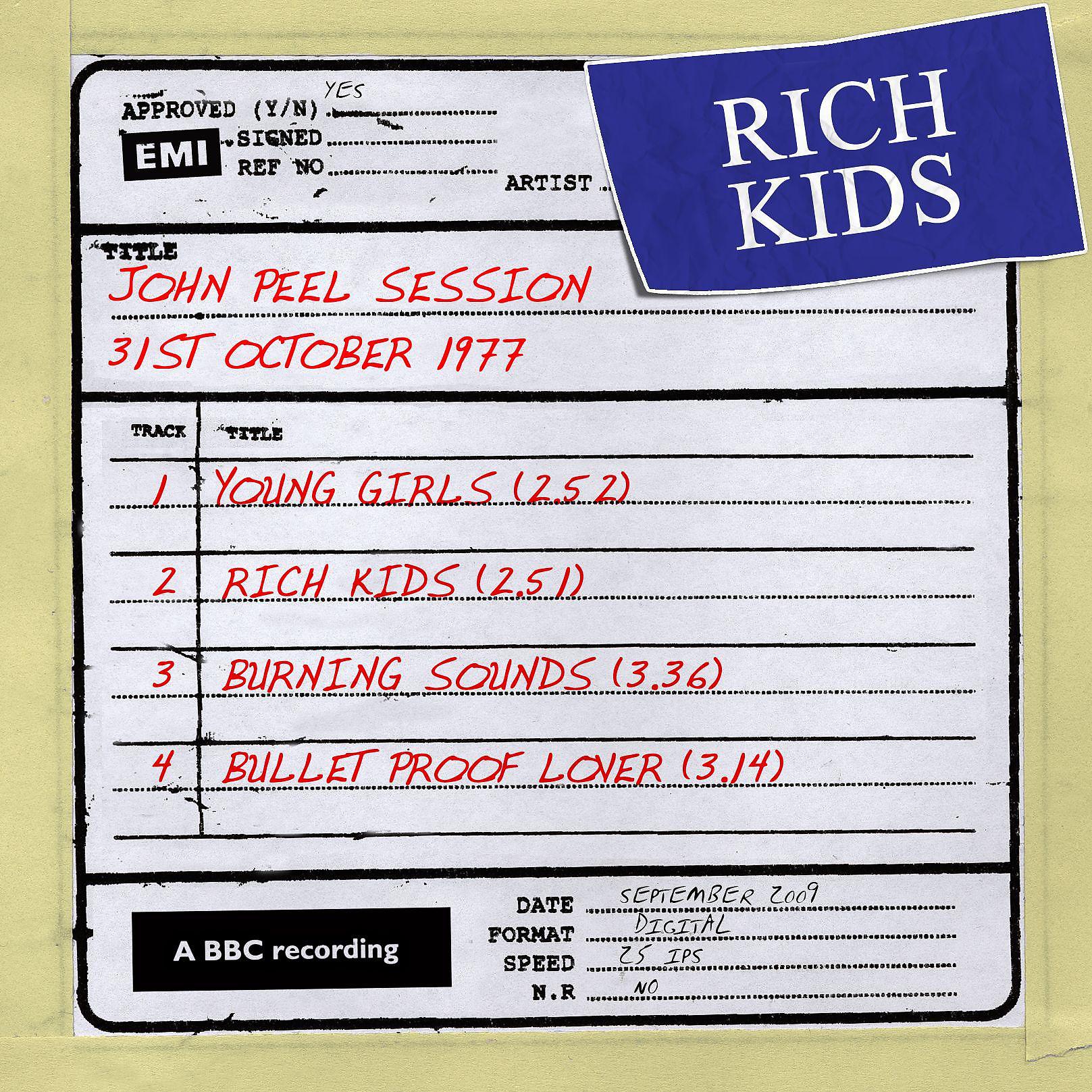 Постер альбома John Peel Session [31 October 1977] (31 October 1977)
