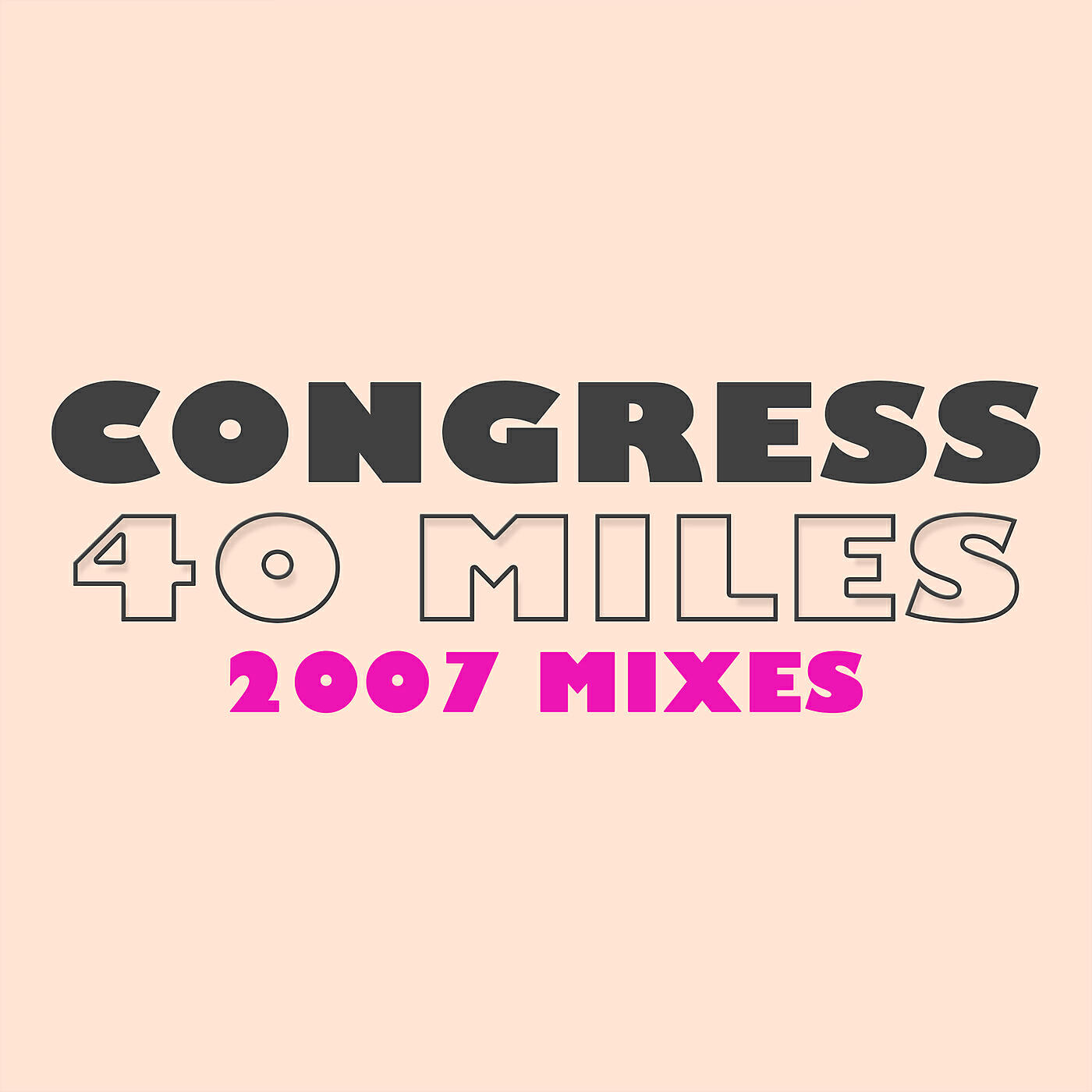 Congress - 40 Miles (2007 Edit / John O Callaghan Bootleg Mix)