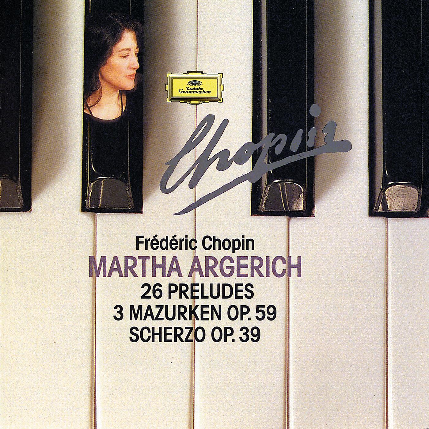 Постер альбома Chopin Compact Edition 1991: 24 Préludes Op. 28; Prélude Op. 45; Prélude Op. posth.; 3 Mazurkas Op. 59; Scherzo Op. 39