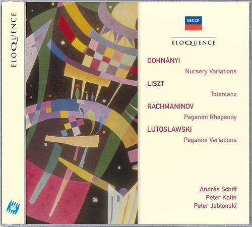 Постер альбома Dohnanyi: Nursery Variations; Liszt: Totentanz; Rachmaninov: Paganini Rhapsody