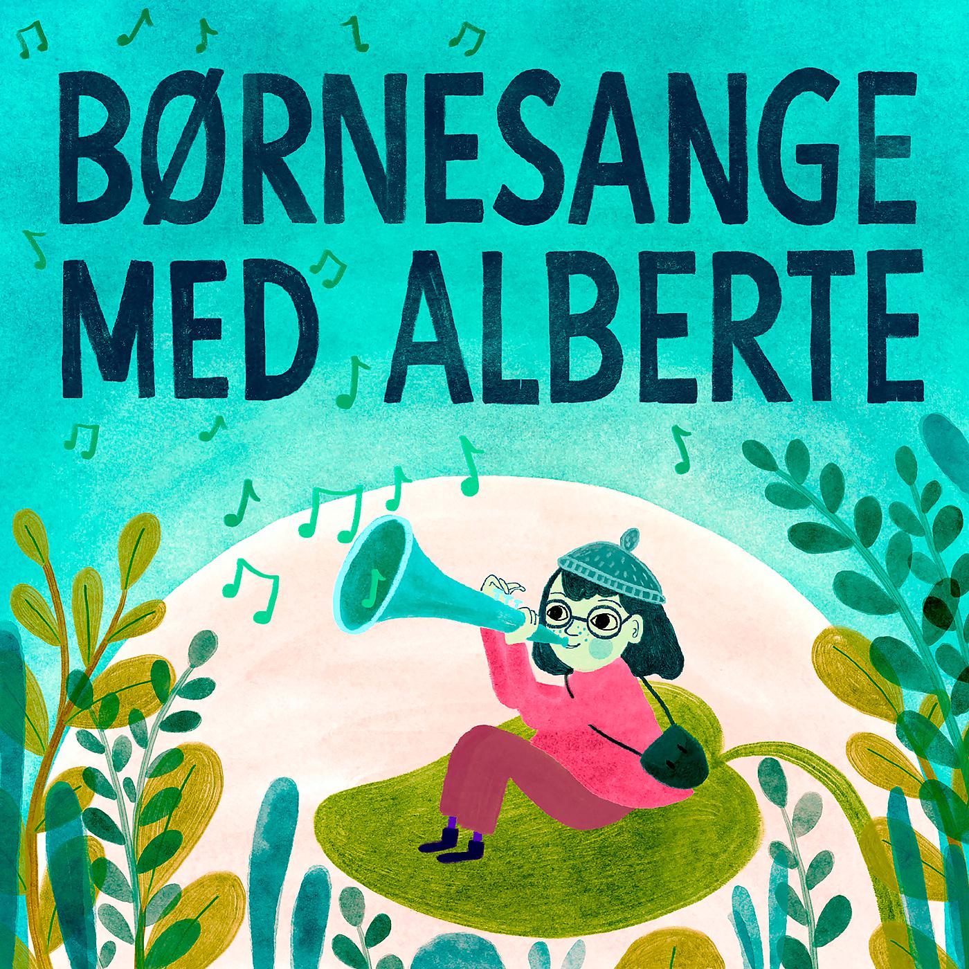 Постер альбома Børnesange med Alberte