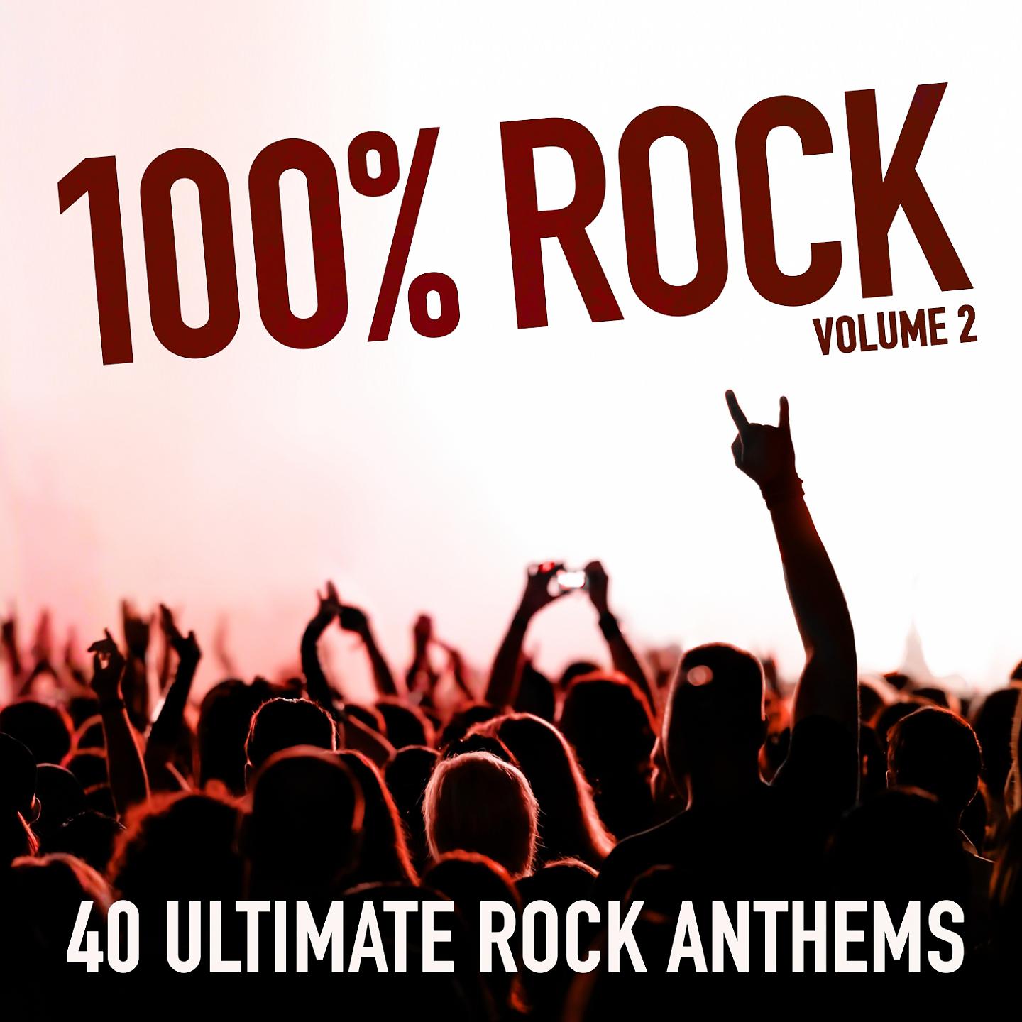 Постер альбома 100% Rock Vol. 2 (40 Ultimate Rock Anthems)