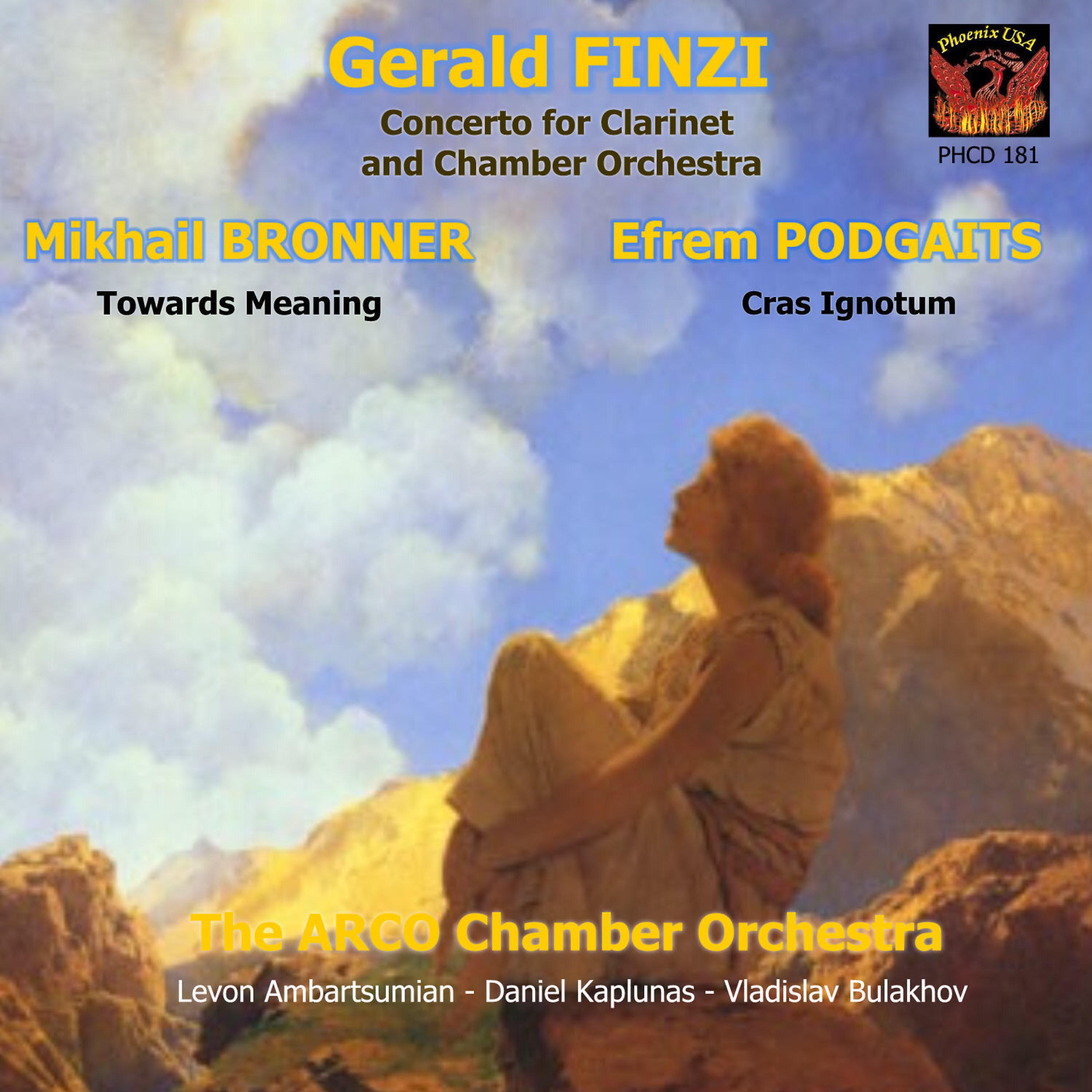 Постер альбома Gerald Finzi: Concerto for Clarinet