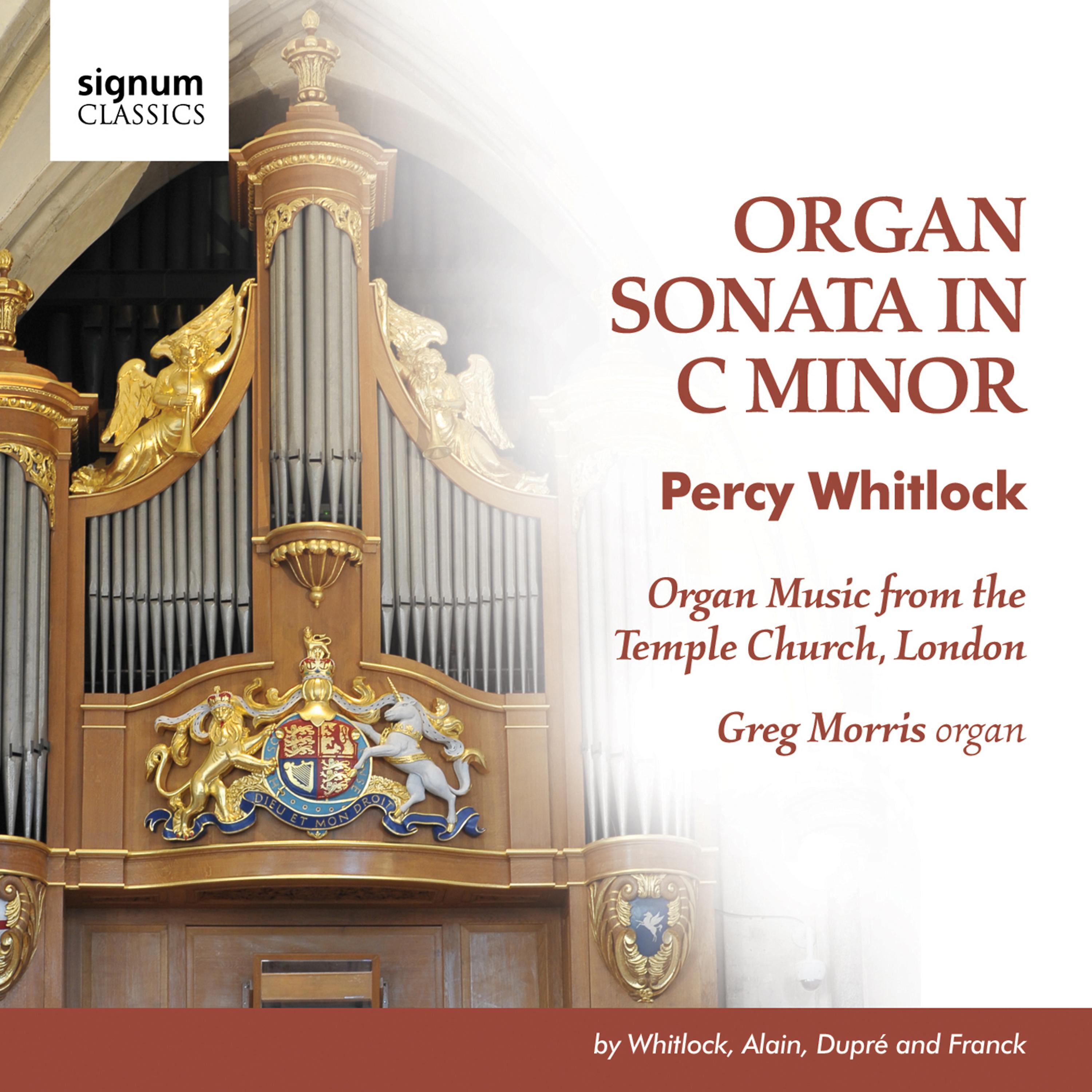 Постер альбома Organ Music from the Temple Church, London by Whitlock, Alain, Dupré and Franck