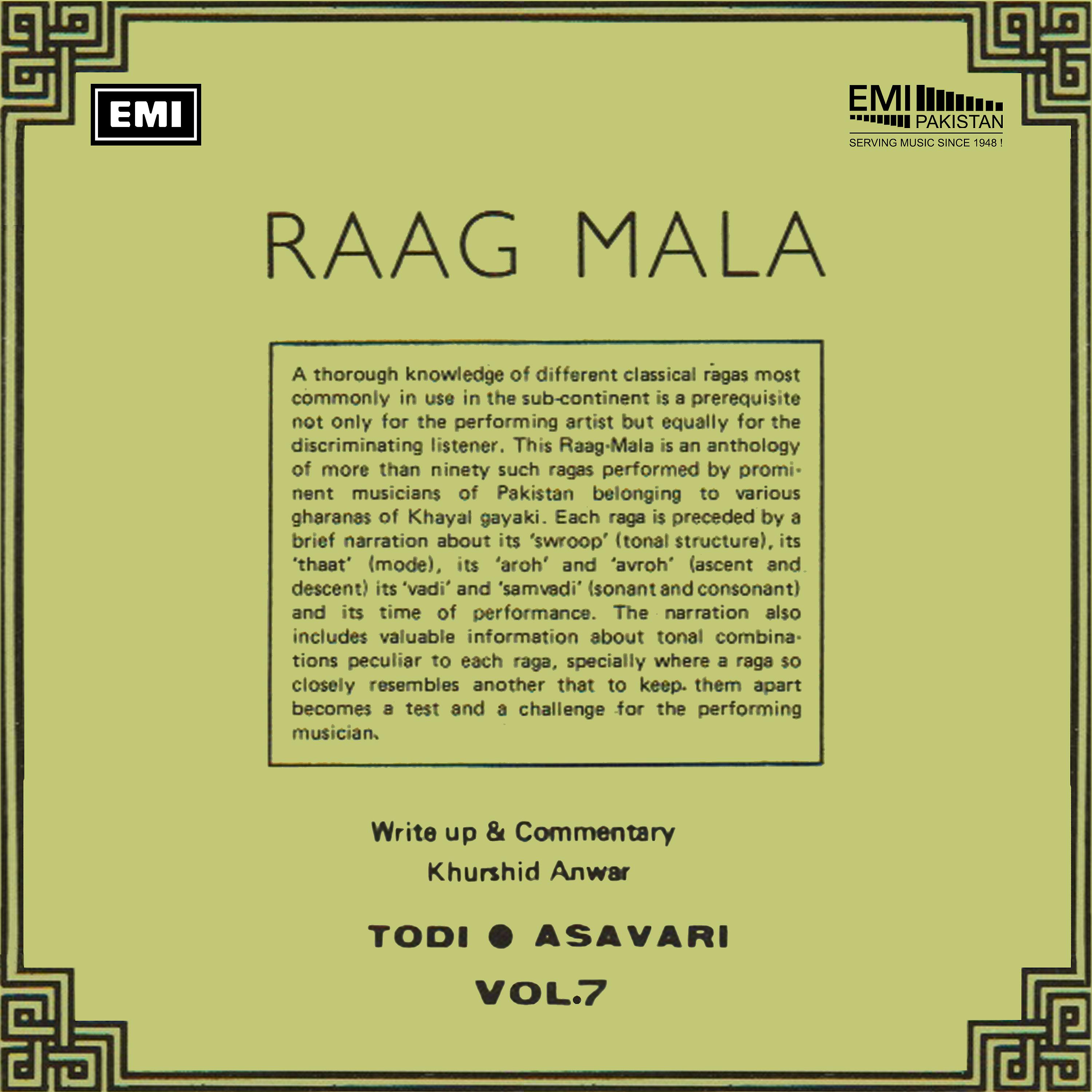 Постер альбома Raag Mala, Vol. 7
