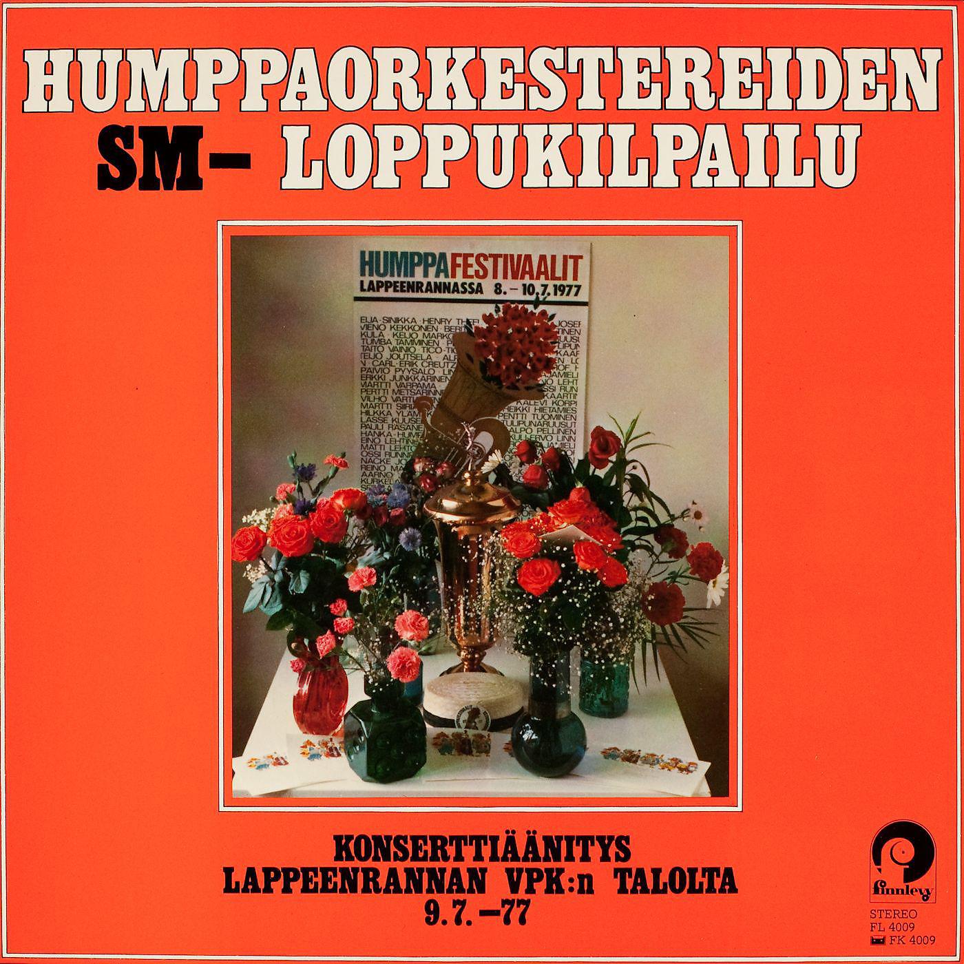 Постер альбома Humppa-orkestereiden SM-loppukilpailu 1977