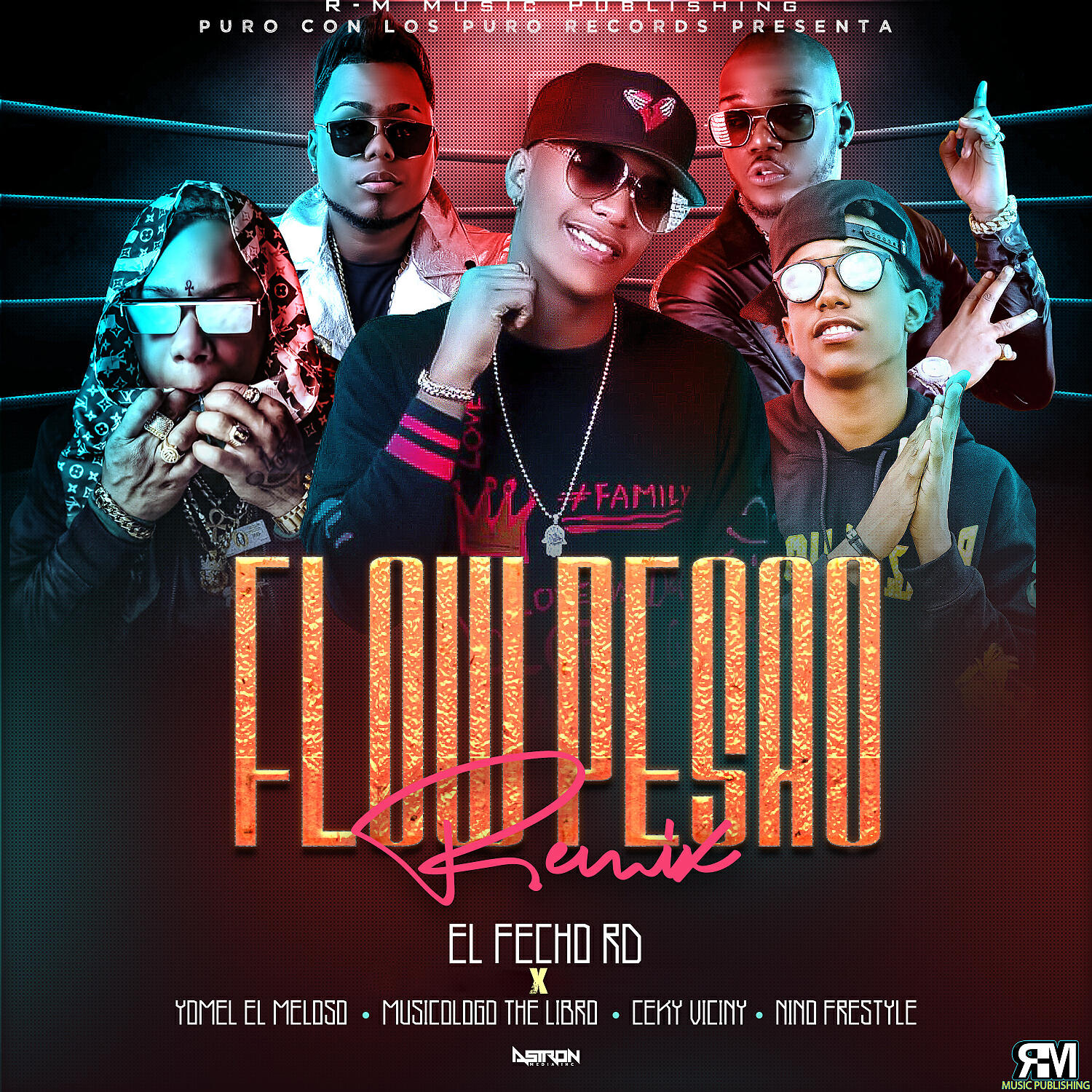 El Fecho RD - Flow Pesao (feat. Yomel El Meloso & Musicologo The Libro) (Remix)