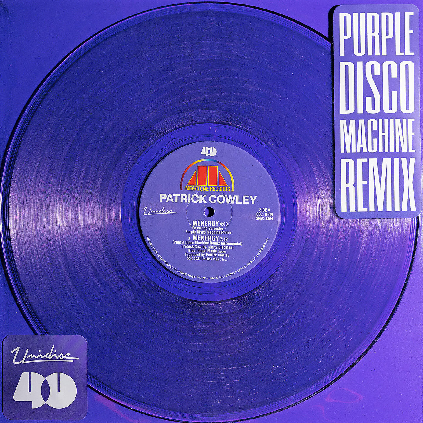 Patrick Cowley - Menergy (Purple Disco Machine Extended Remix)