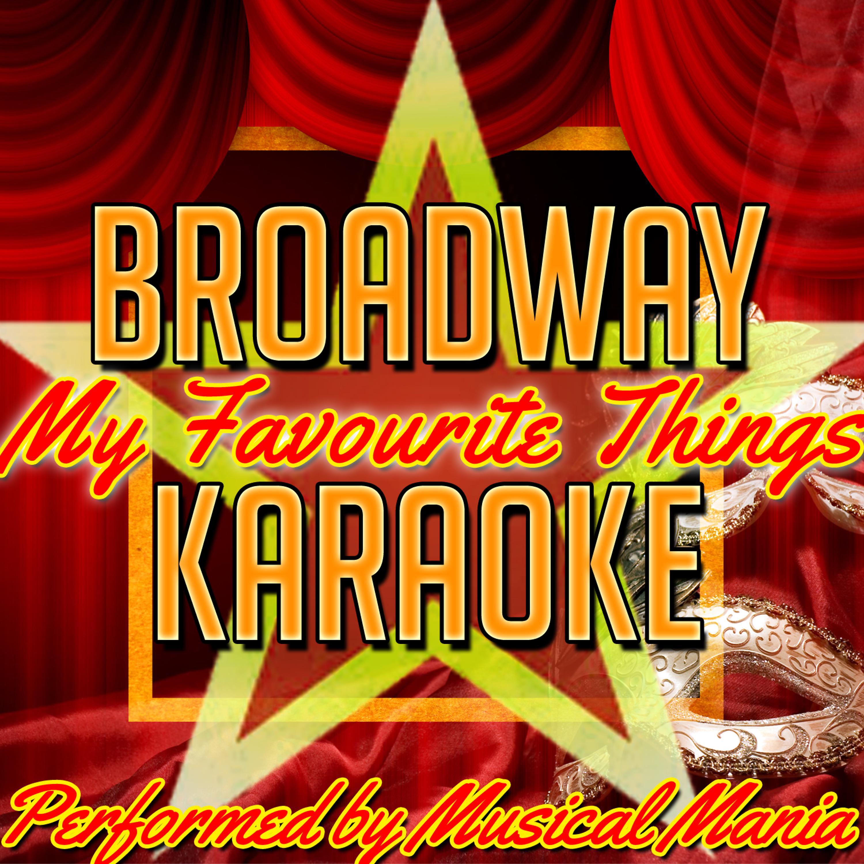 Постер альбома My Favourite Things: Broadway Karaoke