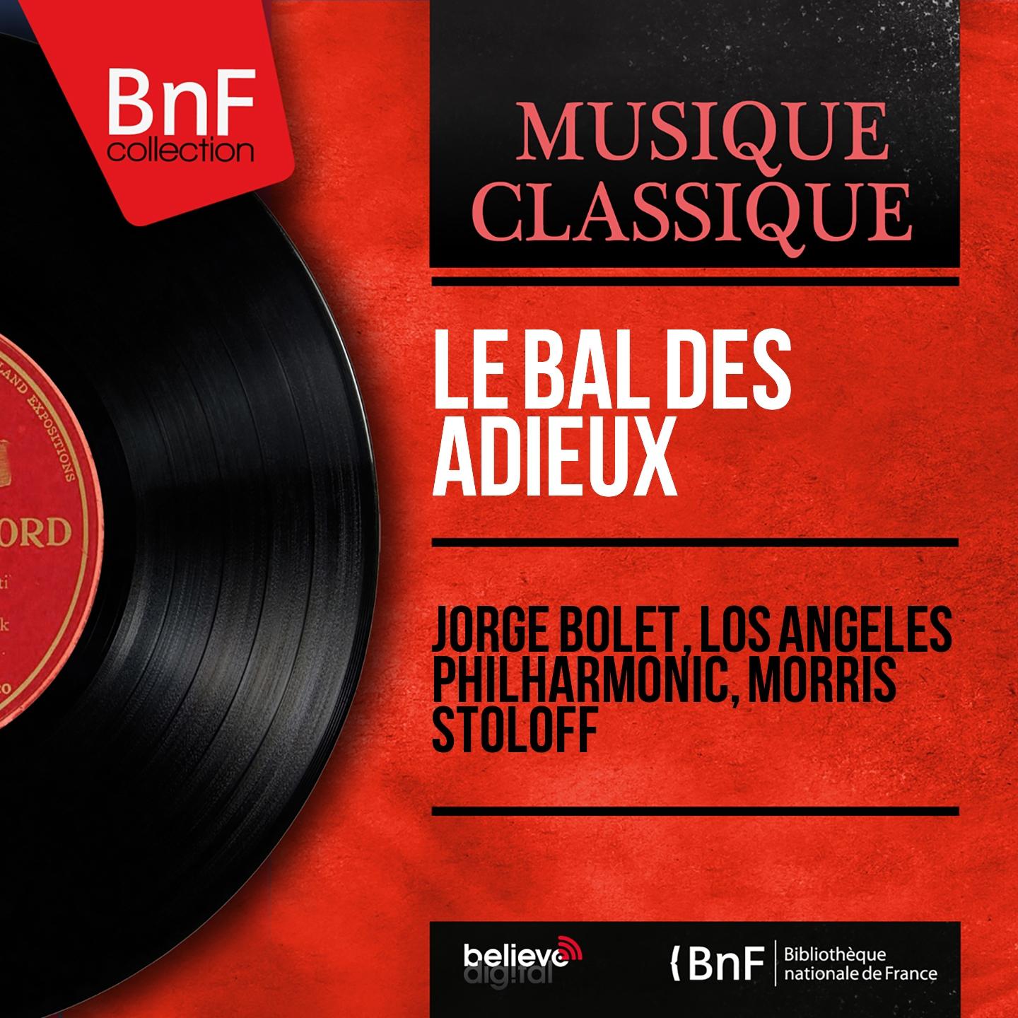 Постер альбома Le bal des adieux (Original Motion Picture from "Le bal des adieux", Mono Version)