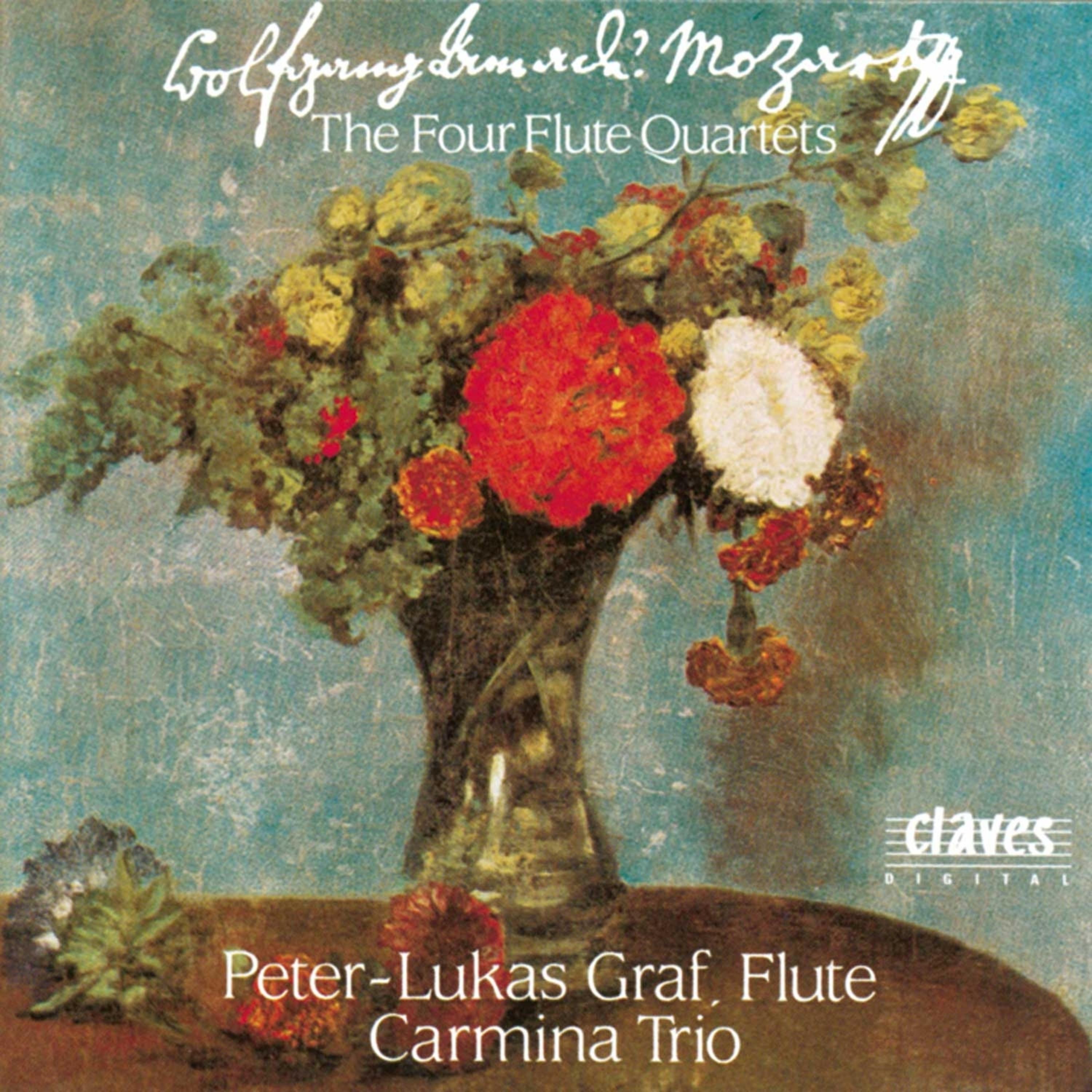 Постер альбома W. A. Mozart : The Four Flute Quartets