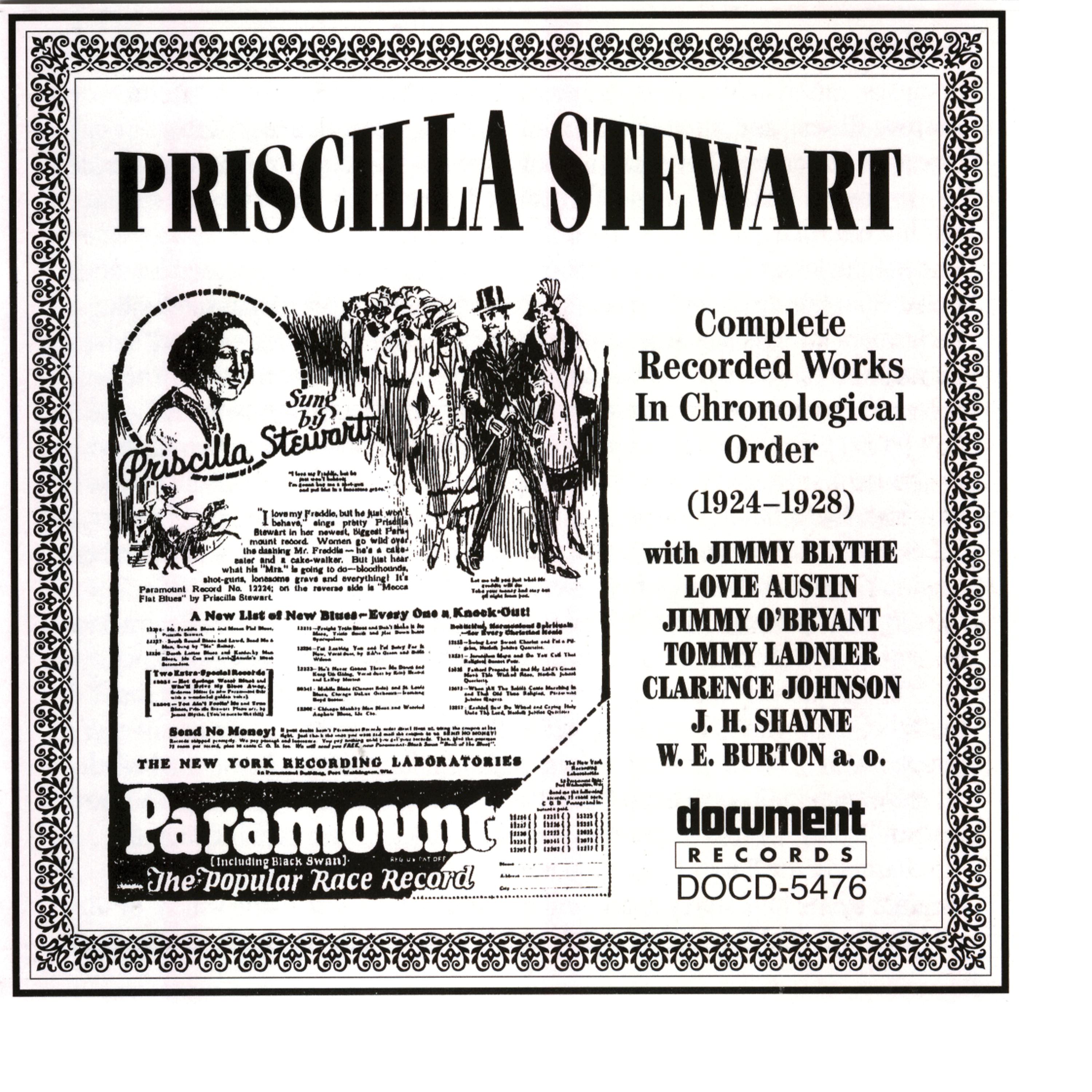Постер альбома Priscilla Stewart (1924-1928)