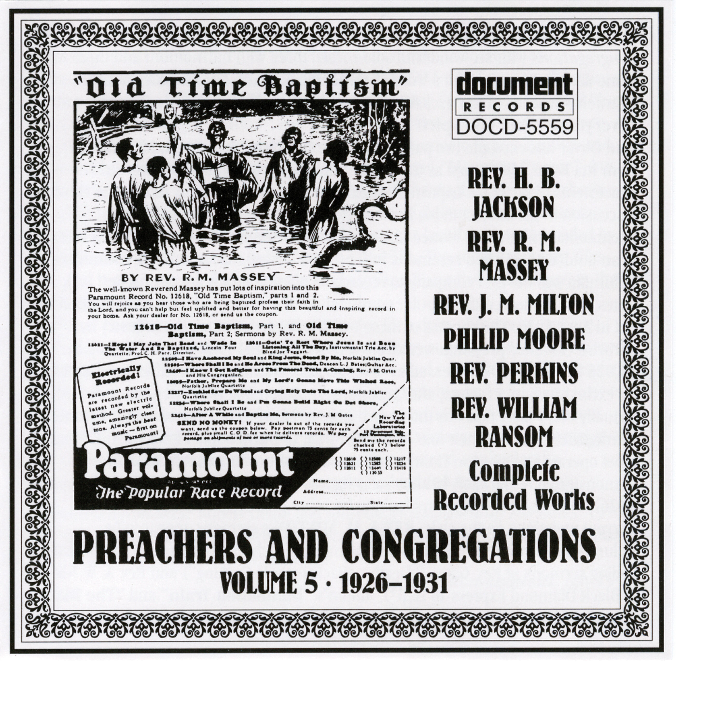 Rev. R.M. Massey - Old Time Baptism - Part 2