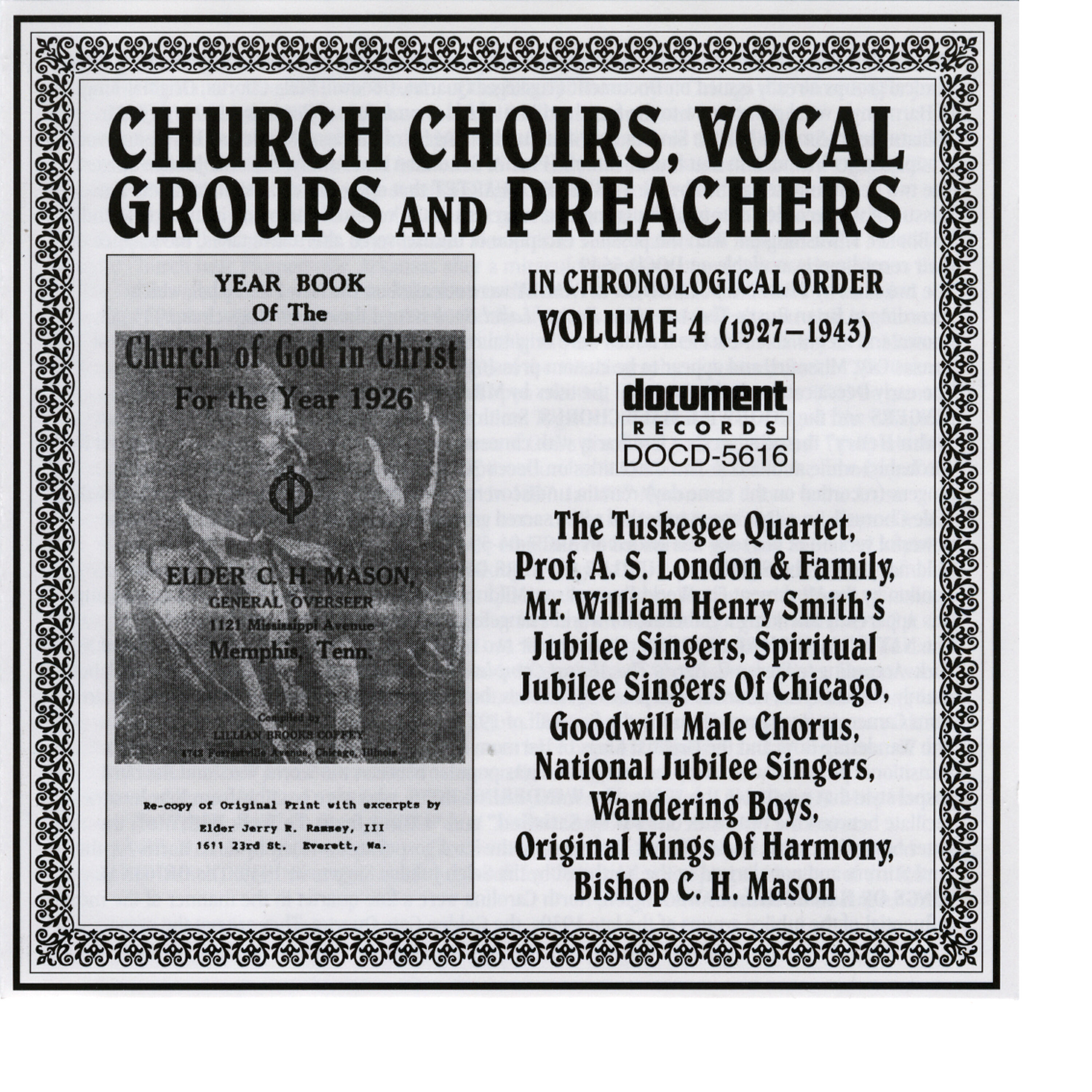 Mr William Henry Smith's Jubilee Singers - This Old Hammer Killed John Henry