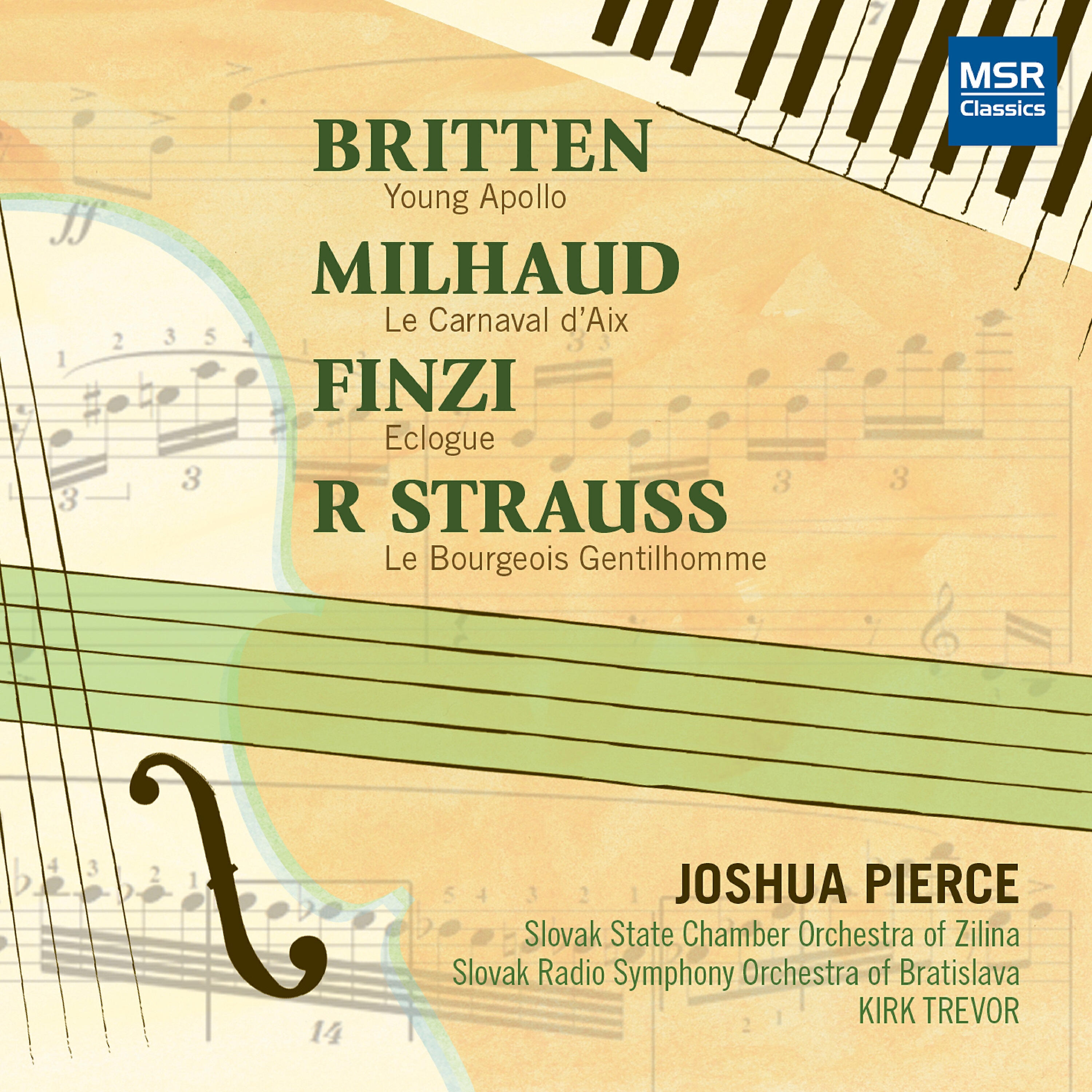 Joshua Pierce - Young Apollo for Piano and String Orchestra, Op. 16