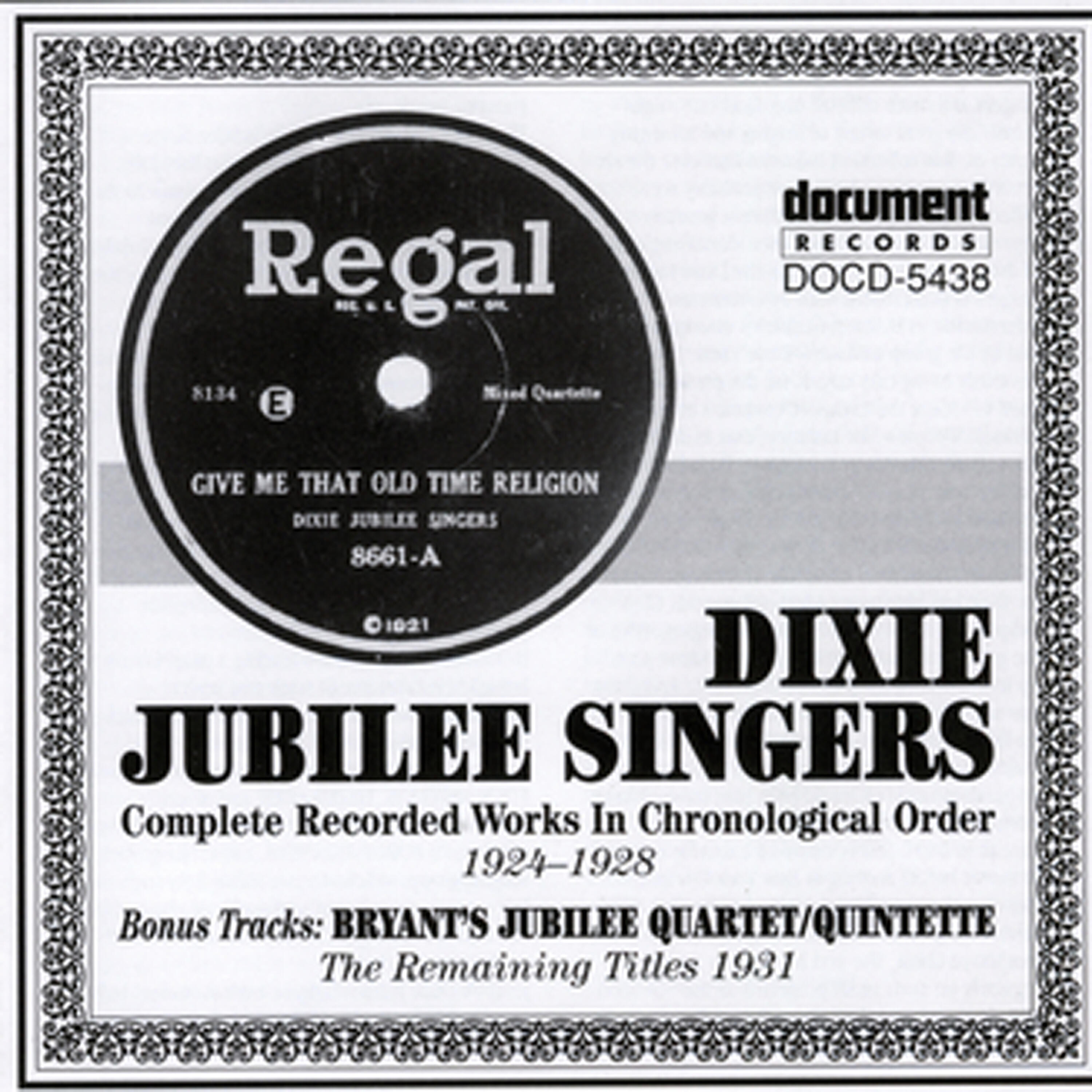 Dixie Jubilee Singers - I Ain't Gonna Study War No More
