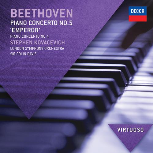 Постер альбома Beethoven: Piano Concerto No.5 - "Emperor";  Piano Concerto No.4