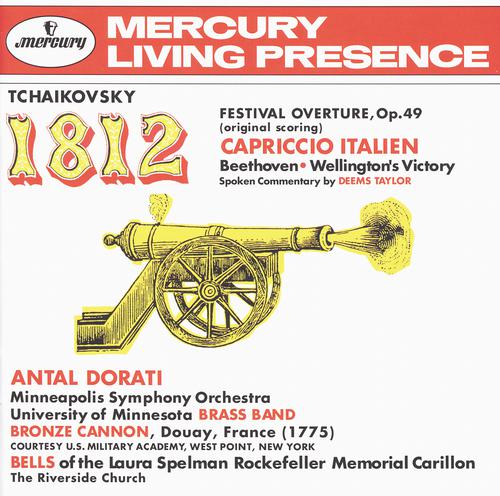 Постер альбома Tchaikovsky: 1812 Festival Overture, Op.49; Capriccio Italien / Beethoven: Wellington's Victory