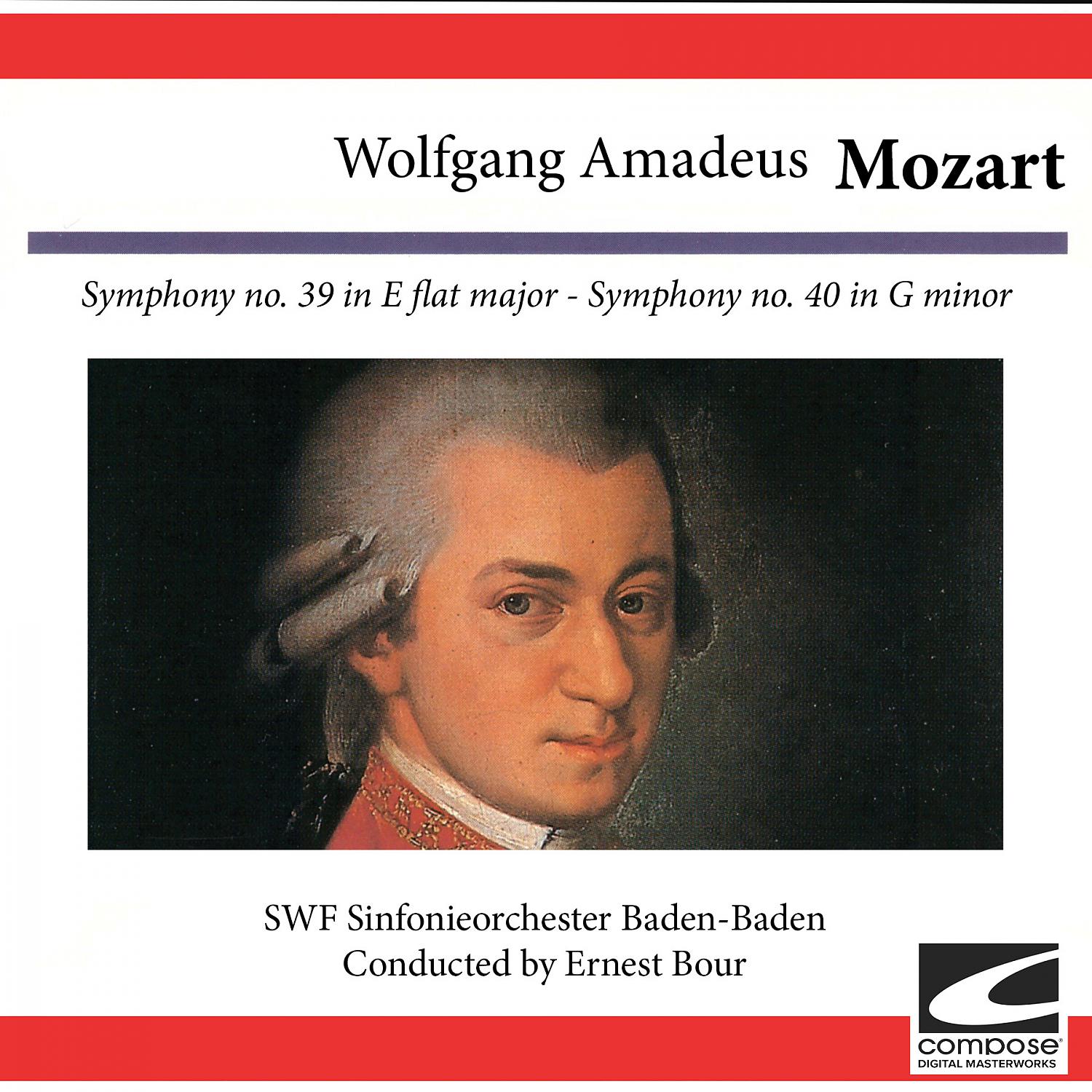 Постер альбома Wolfgang Amadeus Mozart: Symphony no. 39 in E flat major - Symphony no. 40 in G minor