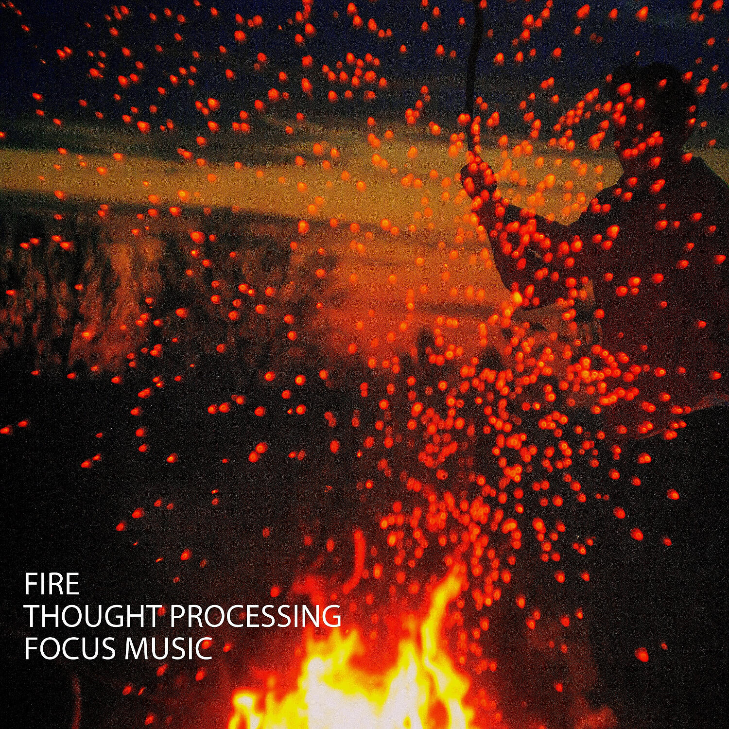 Fire Sounds - Heavy Rain With Fire Sounds