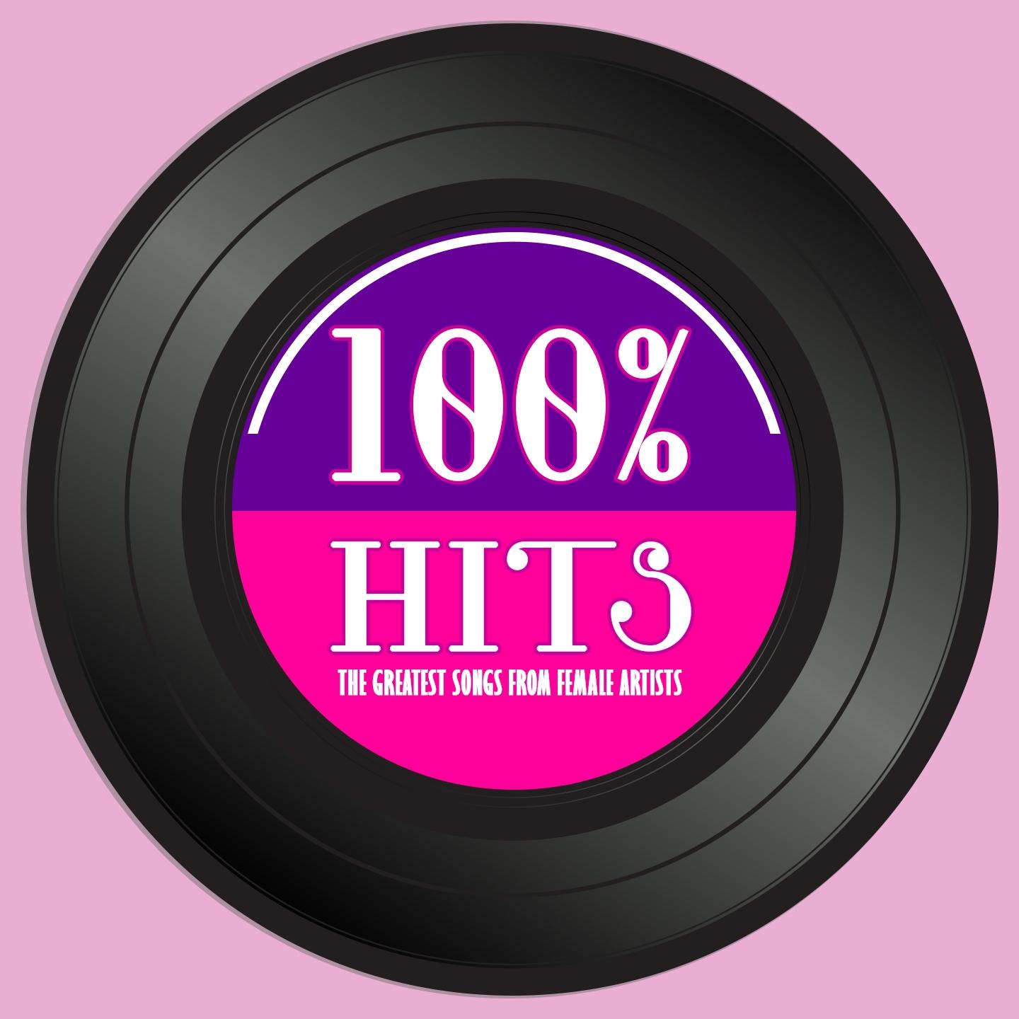 Постер альбома 100% Hits (The Greatest Songs from Female Artists)