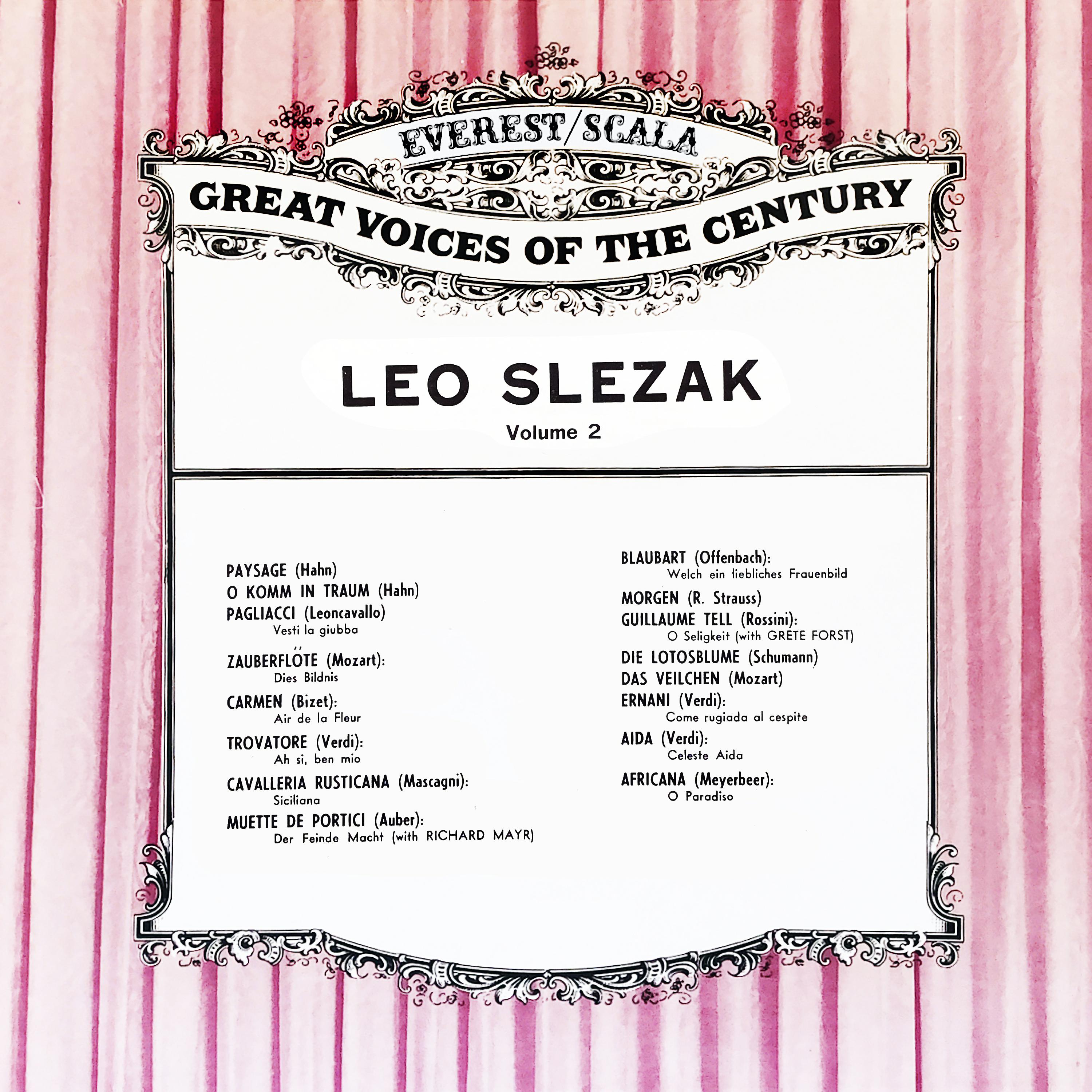 Постер альбома Leo Slezak, Vol. 2