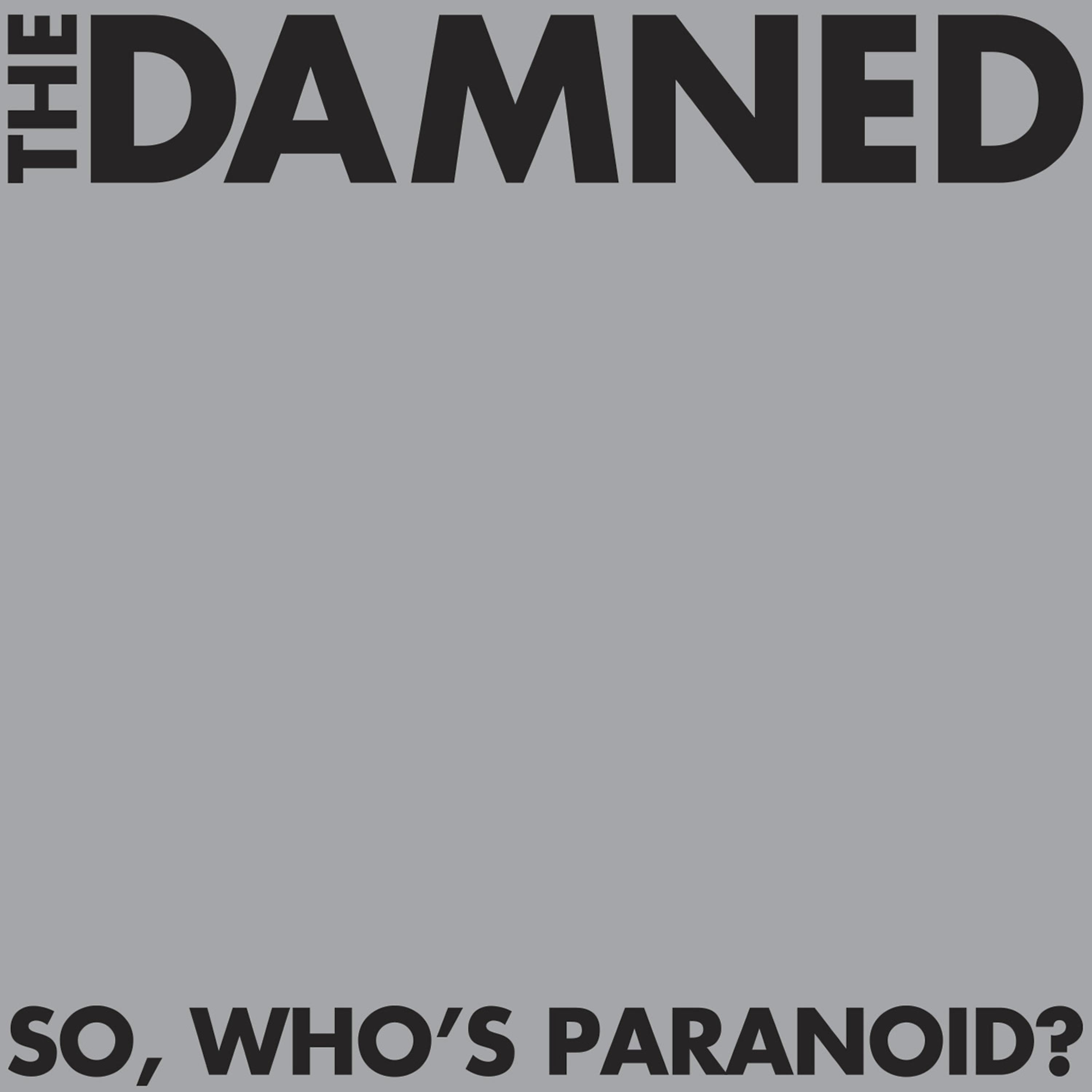 Постер альбома So, Who's Paranoid?