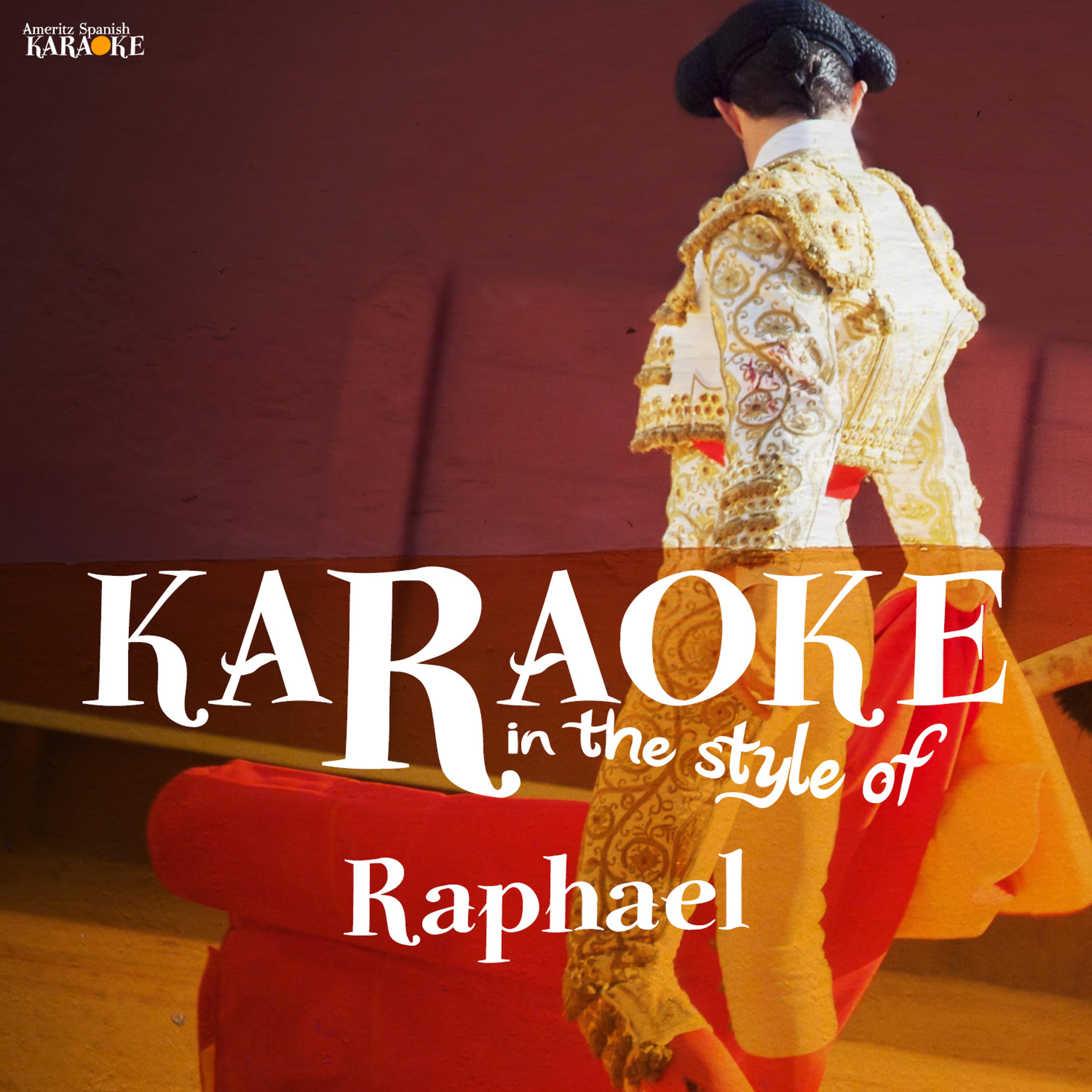 Постер альбома Karaoke - In the Style of Raphael