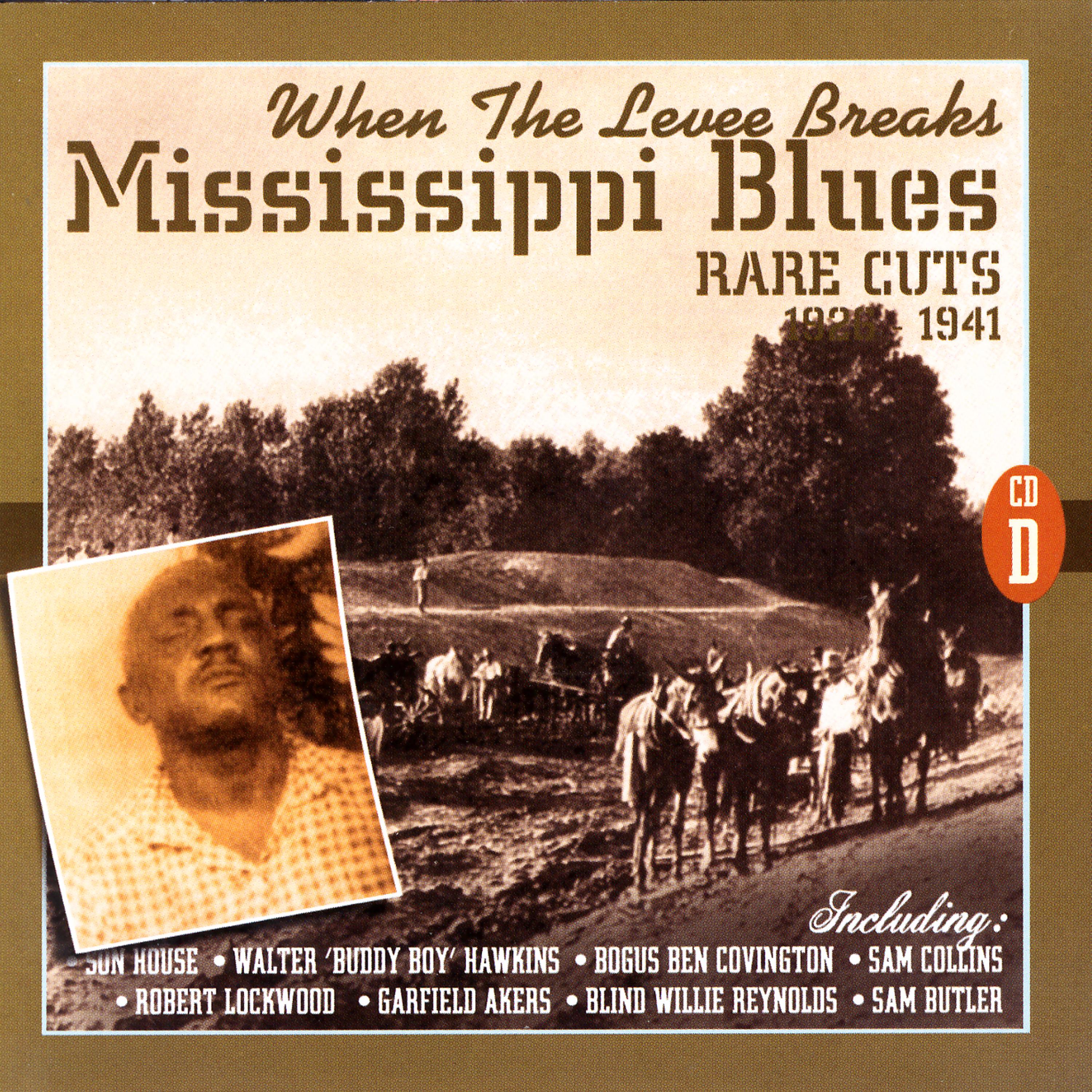 Постер альбома When The Levee Breaks: Mississippi Blues Rare Cuts 1926-1941 (CD D)