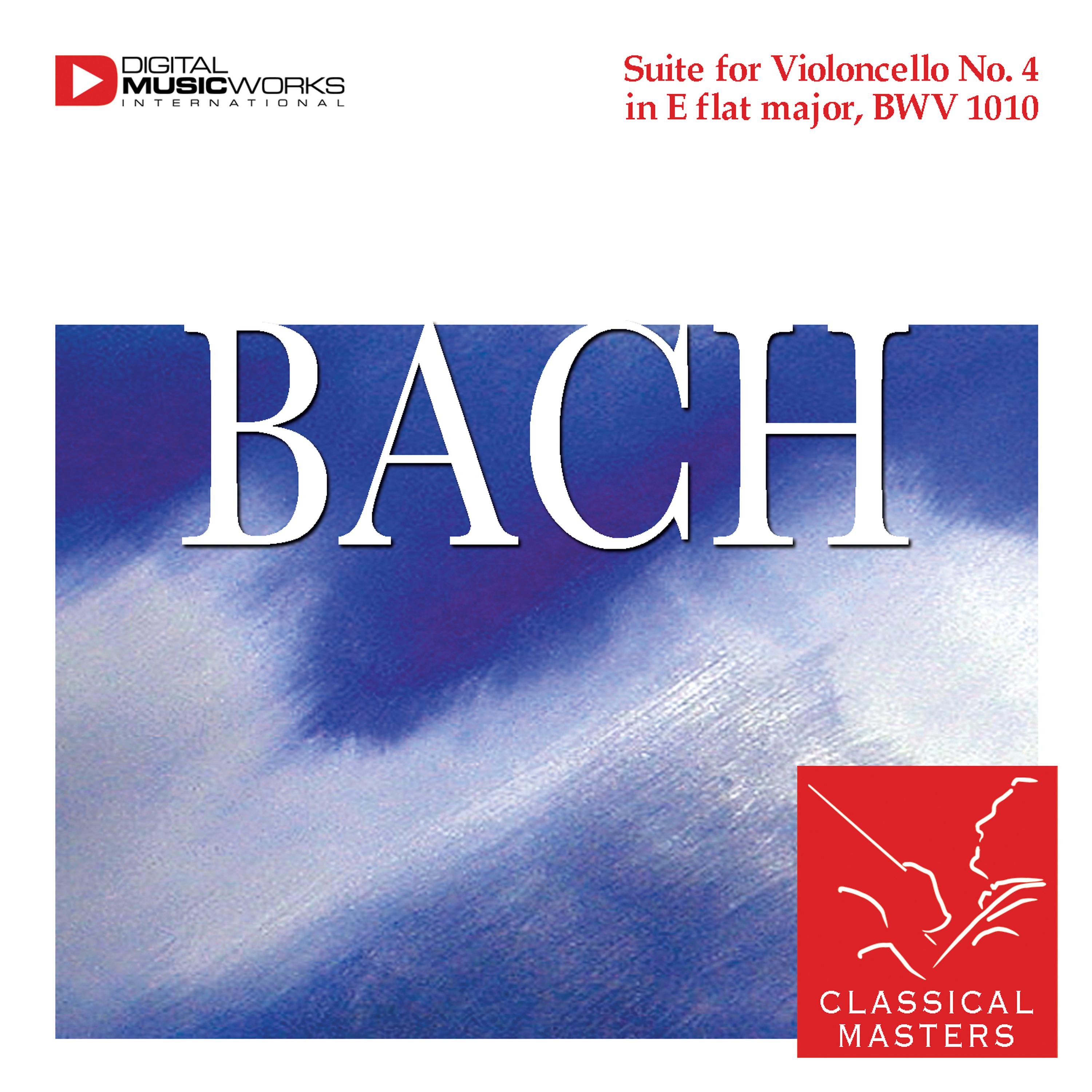 Постер альбома Suite for Violoncello No. 4 in E flat major, BWV 1010