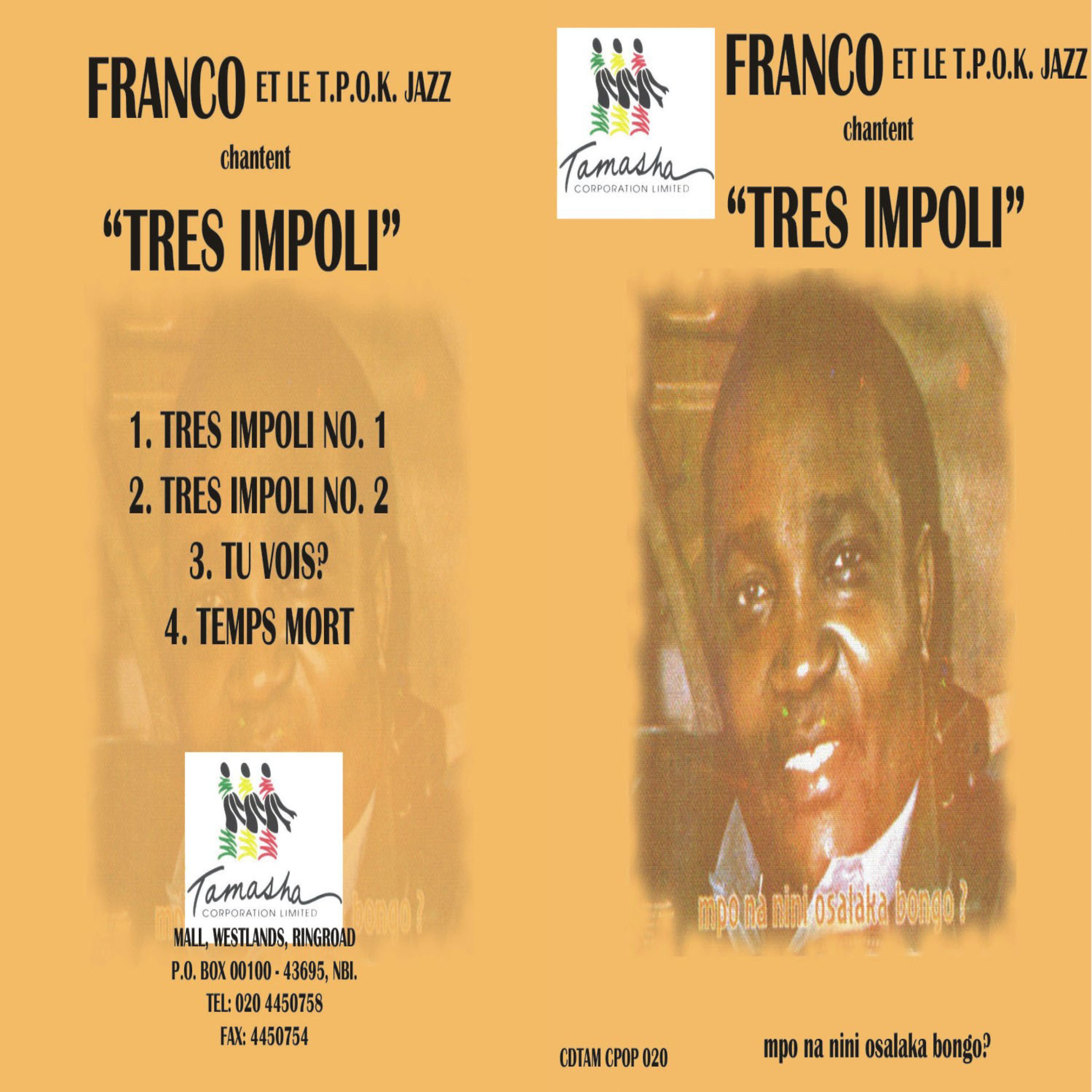 Постер альбома Tres Impoli