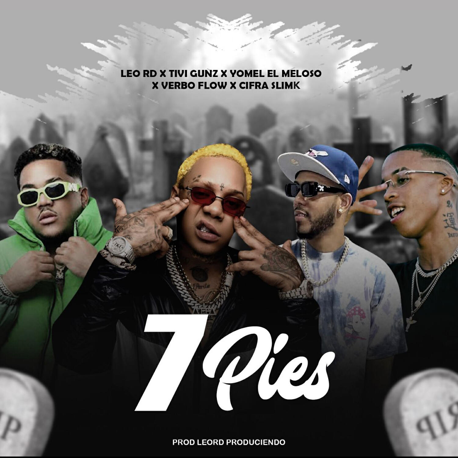 Leo RD - 7 Pies (feat. Cifra Slimk & Verbo Flow)