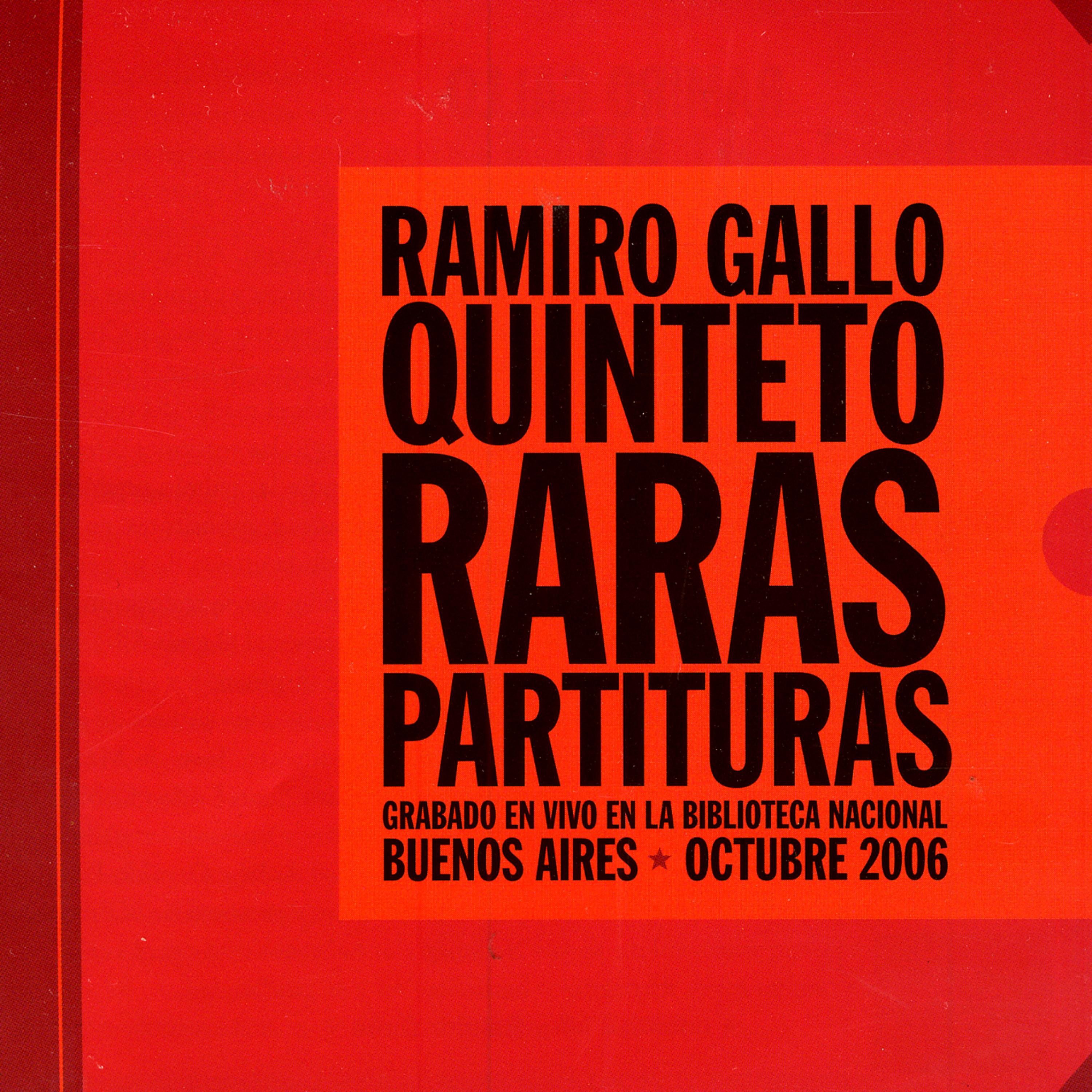 Постер альбома Raras Partituras (En Vivo)