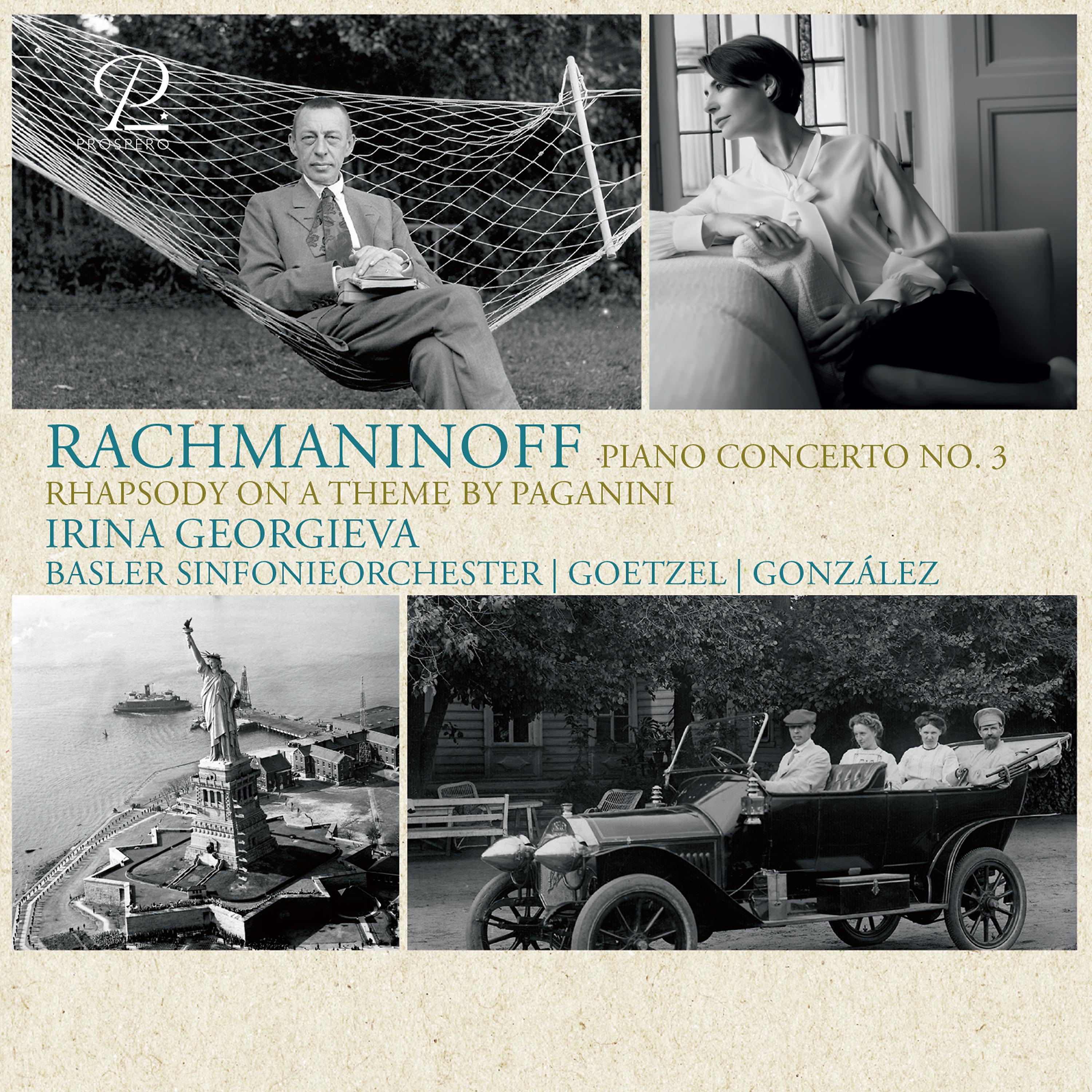 Постер альбома Piano Concerto No. 3, Rhapsody on a Theme of Paganini