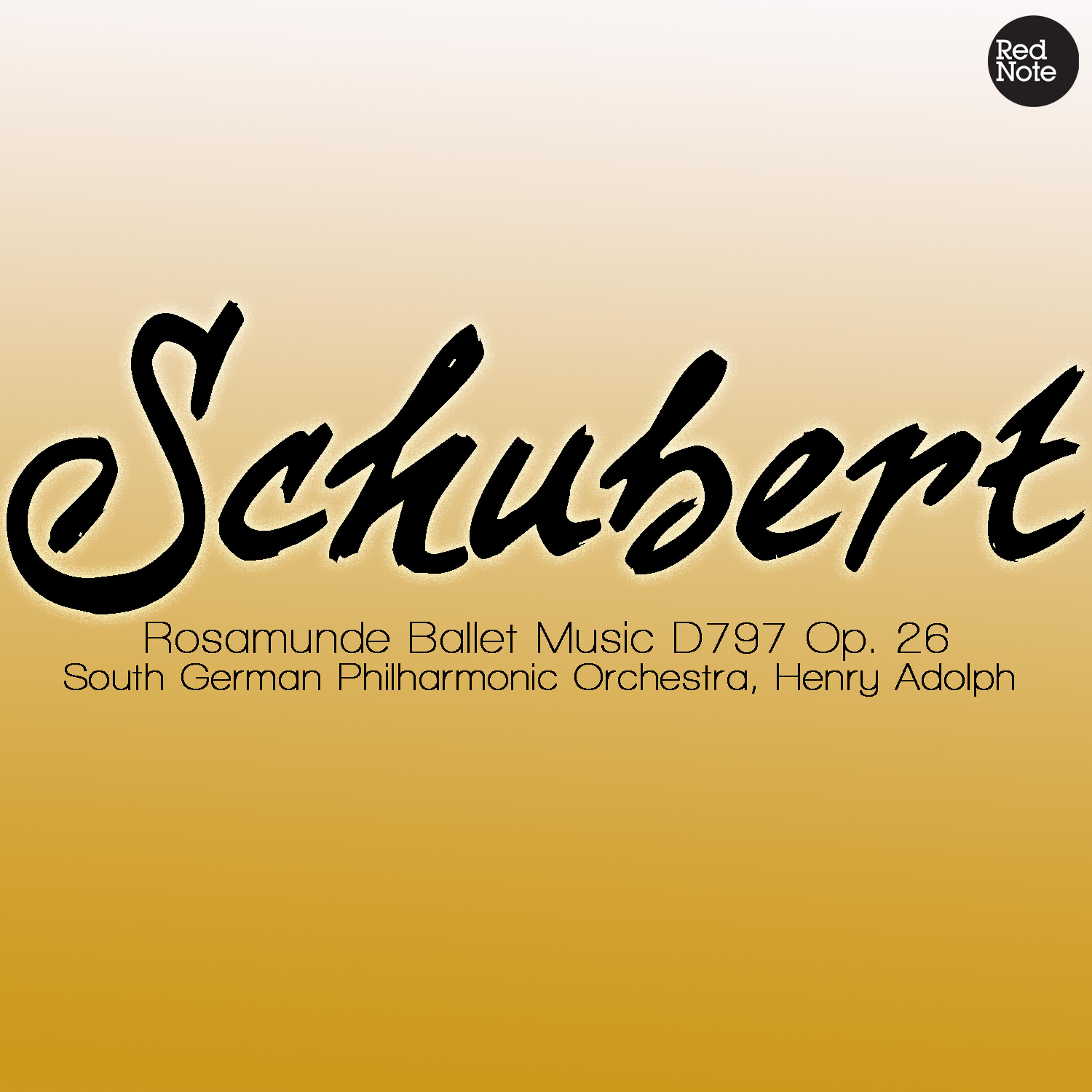 South German Philharmonic Orchestra - Rosamunde Ballet Music, D 797: Zwischenmusik Nr. 2