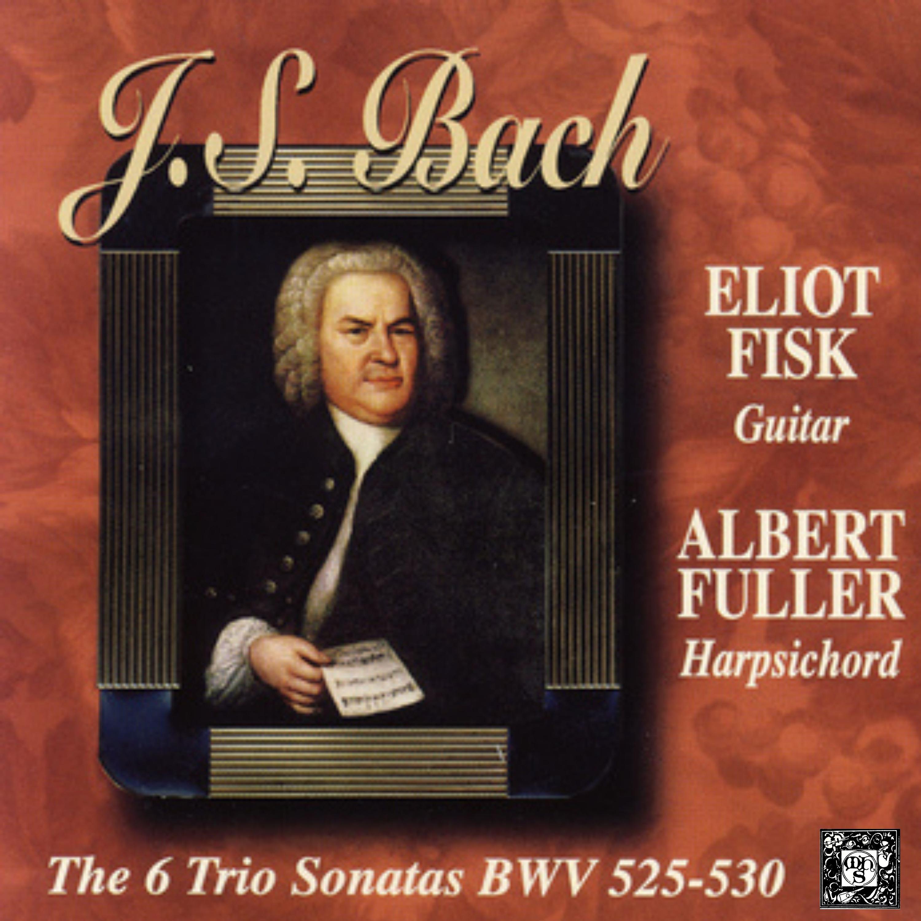 Постер альбома Bach: The Six Trio Sonatas BWV 525-530 (arranged for guitar and harpsichord)