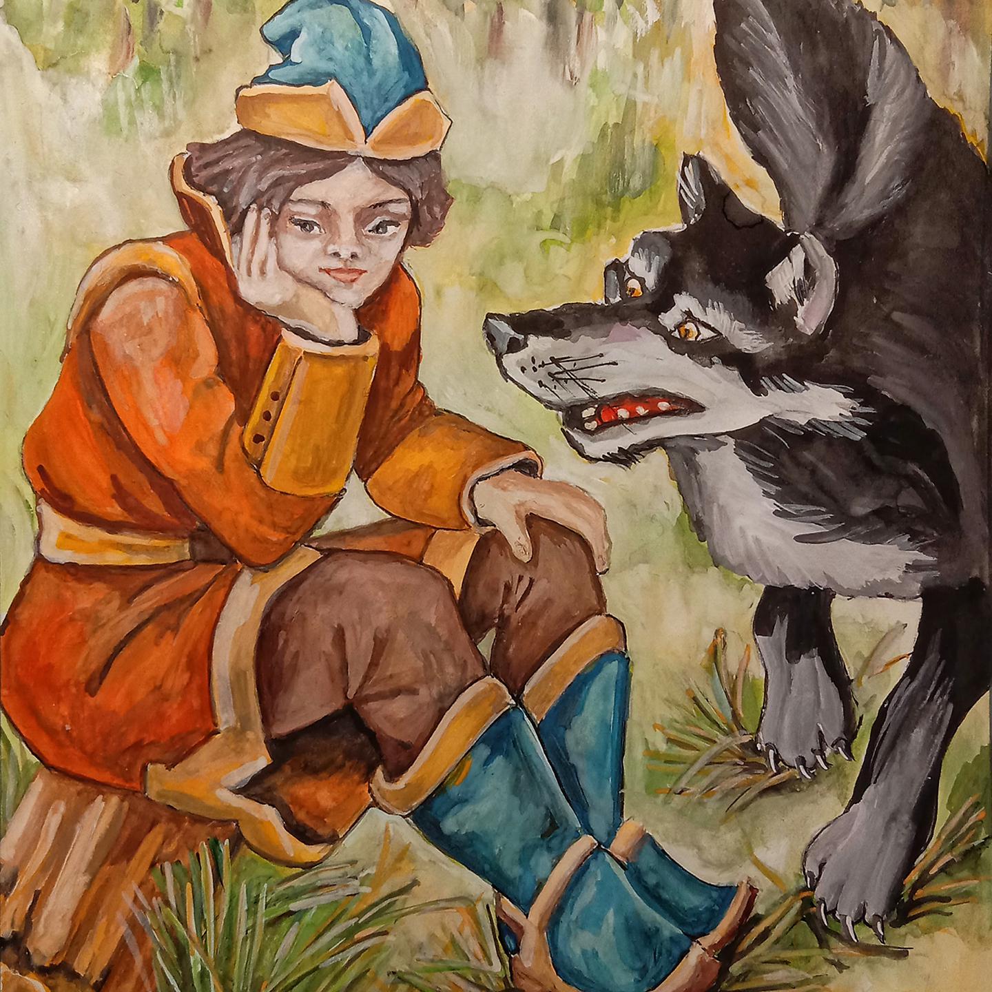 Царевич и серый волк 1 часть. Иванцаревичь и серый волк.