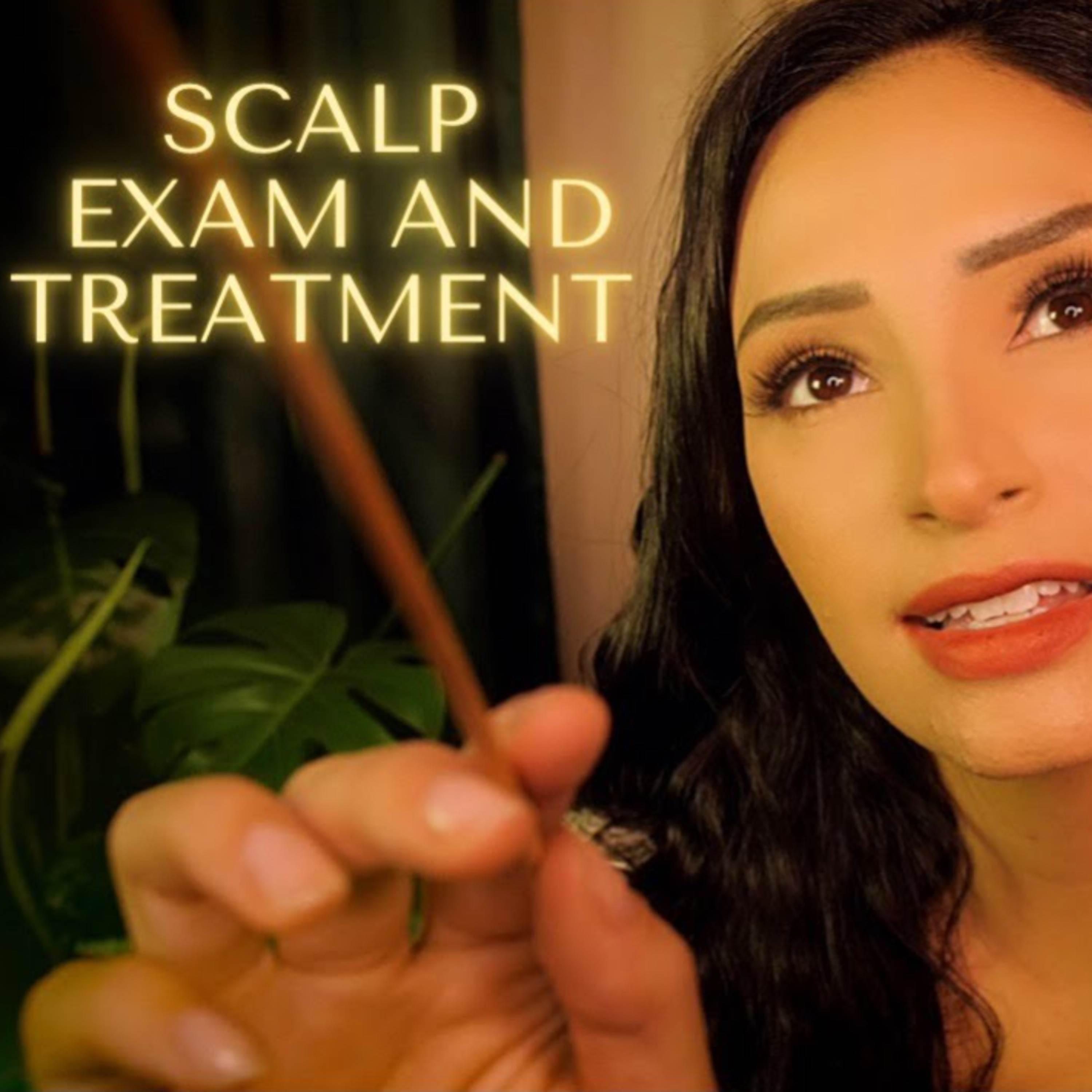 Постер альбома ASMR Sleepy Scalp Exam + Treatment | Organic Scalp Treatment and Massage