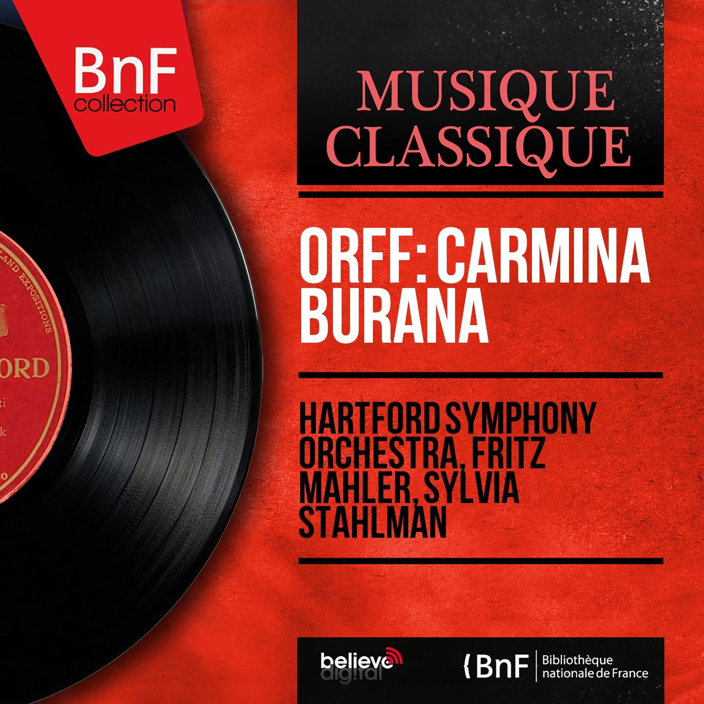 Постер альбома Orff: Carmina Burana (Mono Version)