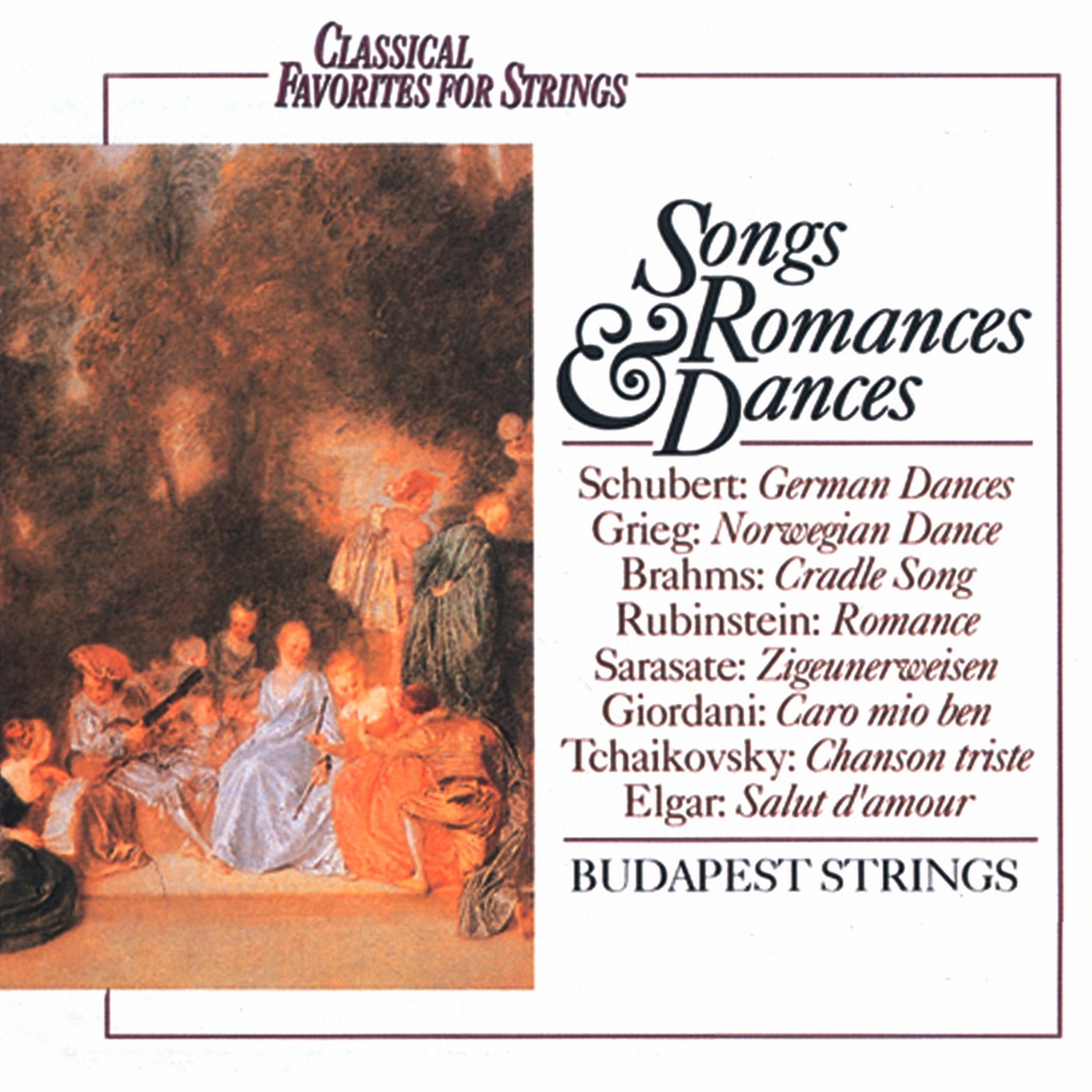 Постер альбома Classical Favorites For Strings: Songs, Romances & Dances