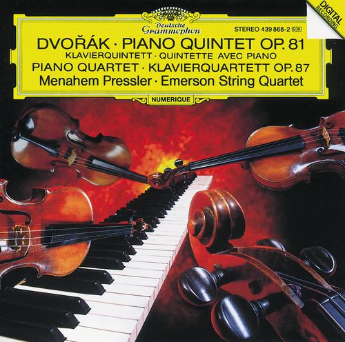 Постер альбома Dvorák: Piano Quintet, Op. 81 / Piano Quartet, Op. 87