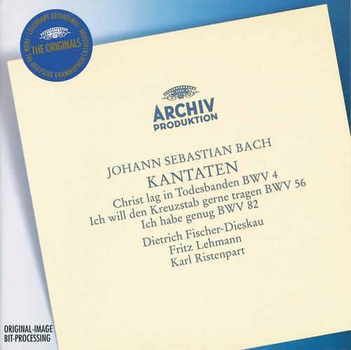 Постер альбома Bach, J.S.: Cantatas "Christ lag in Todesbanden", "Ich will den Kreuzstab gerne tragen" & "Ich habe genug"