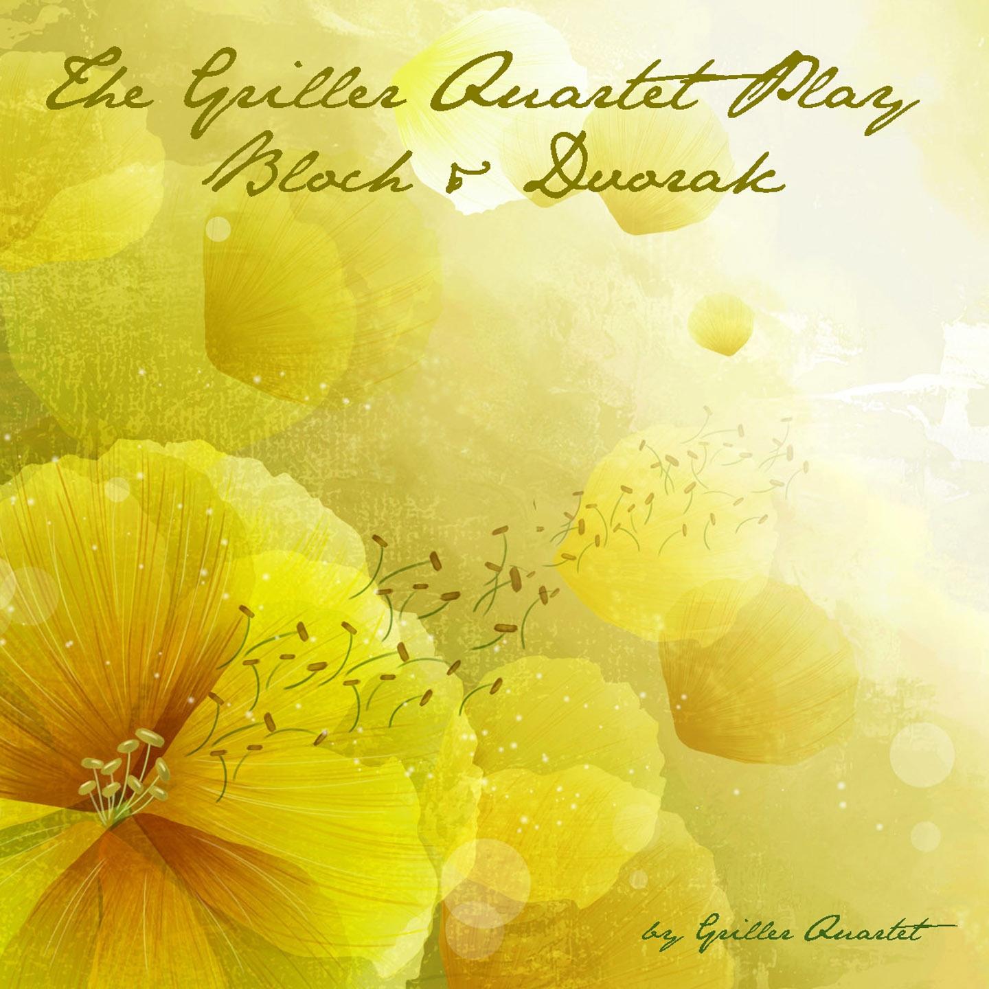 Постер альбома The Griller Quartet Play Bloch & Dvořák