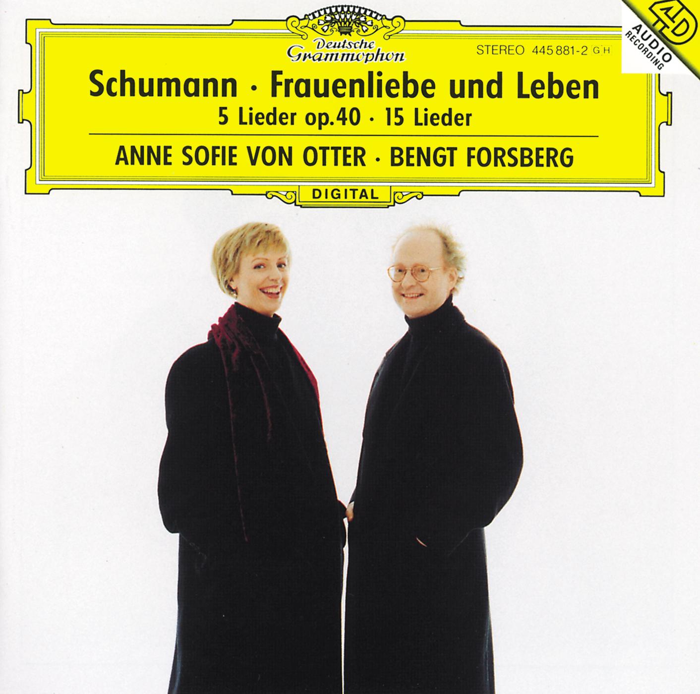 Постер альбома Schumann: Frauenliebe und -Leben, Op.42; 5 Lieder, Op. 40; Ausgewählte Lieder